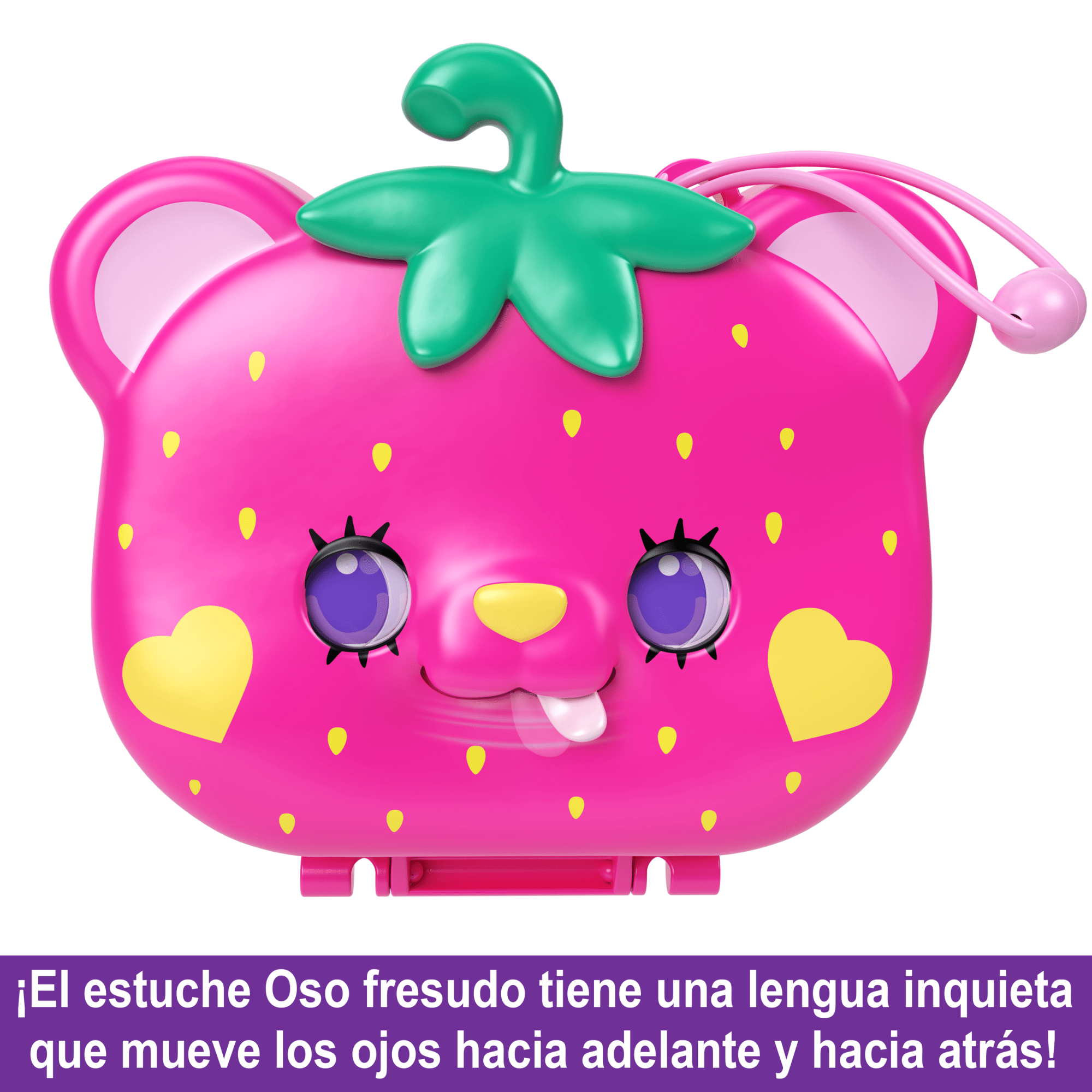 polly pocket estuche bolso osito pijamada
