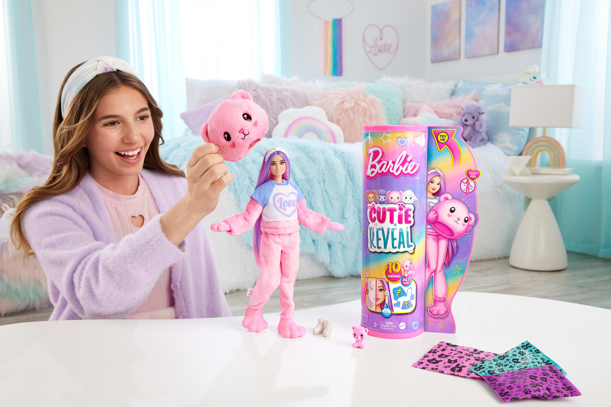 Barbie® Cutie Reveal™ Serie Fantasía Unicornio