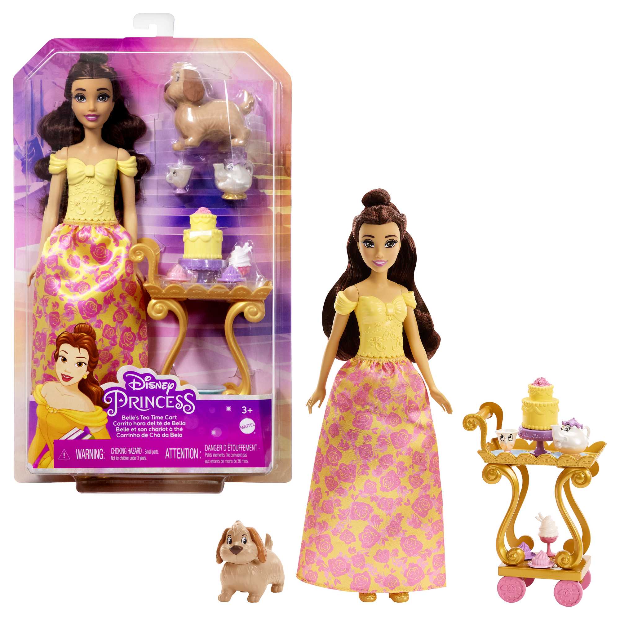 TOYSCENTER - CATALOGO DI NATALE - HASBRO DISNEY PRINCESS ROYAL SHIMMER,  BAMBOLA DI BELLE, FASHION DOLL CON GONNA E ACCESSORI, GIOCATTOLO PER  BAMBINI DAI 3 ANNI IN SU