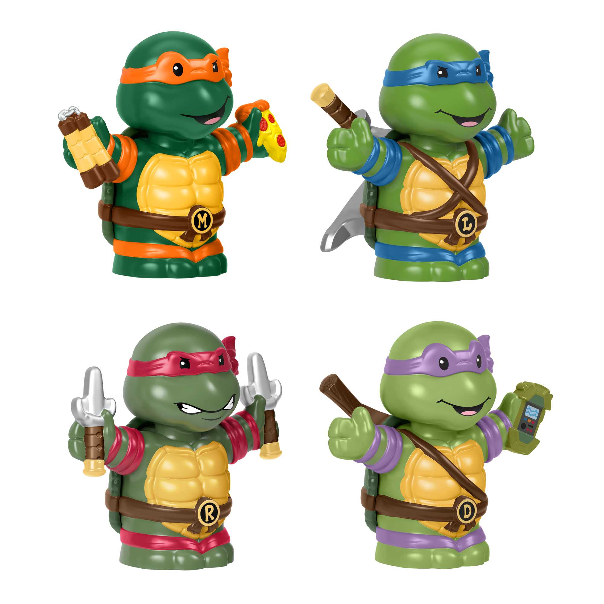 TARTARUGHE NINJA Personaggi Base 6cm Teenage Mutant Ninja Turtles TMNT 2023