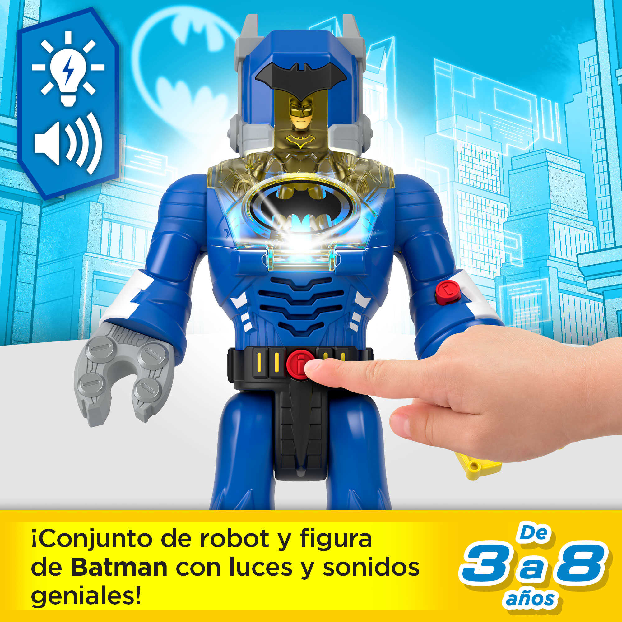 Imaginext Dc Super Friends Batman Figura Y Exotraje