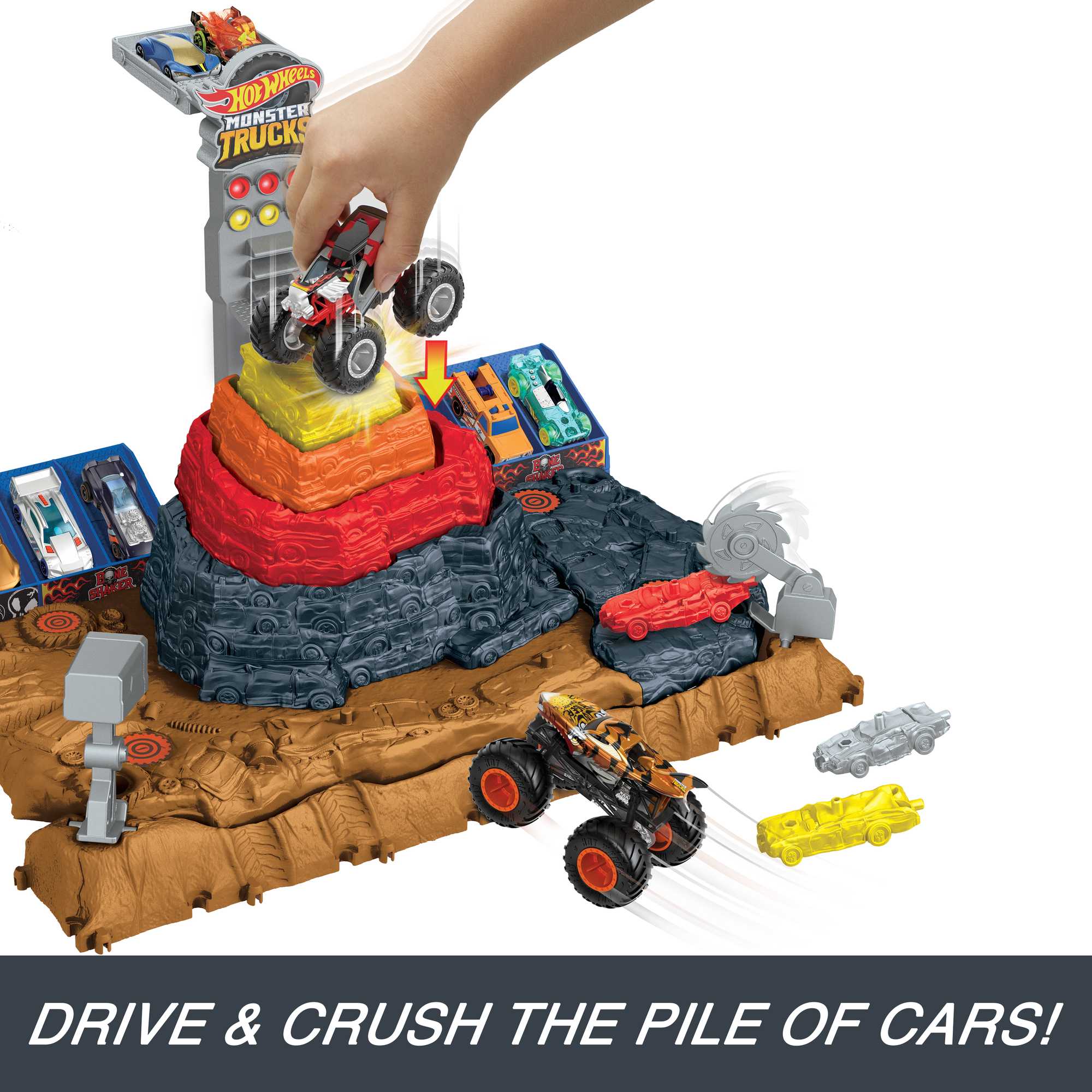 Véhicules Hot Wheels Monster Trucks Mattel : King Jouet, Les