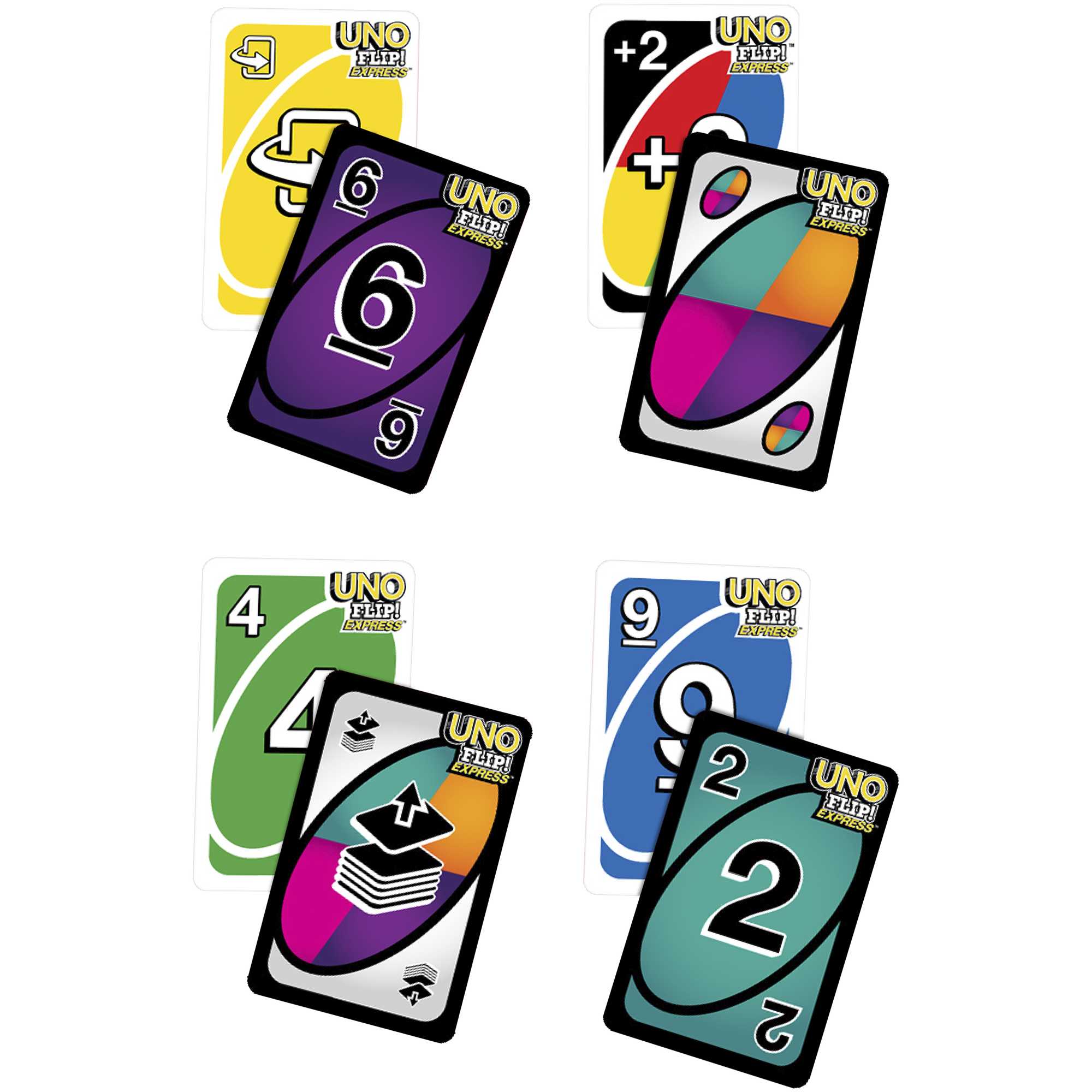 Juego de cartas UNO Express de Mattel