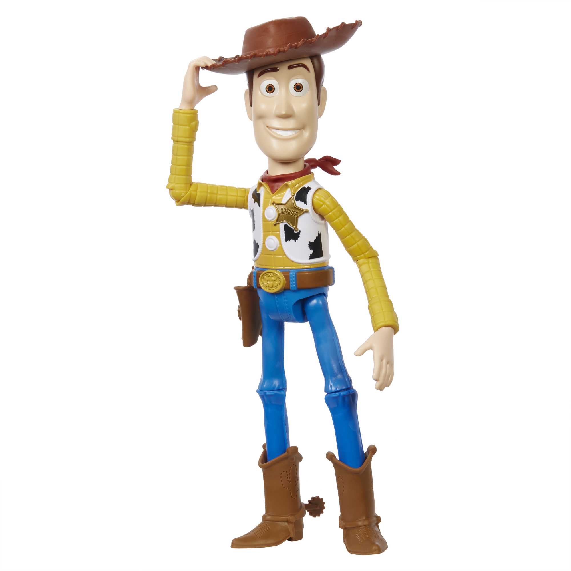 Disney Pixar Toy Story Woody grande Figura 31 cm articulada, juguete para  niños y niñas +3 años