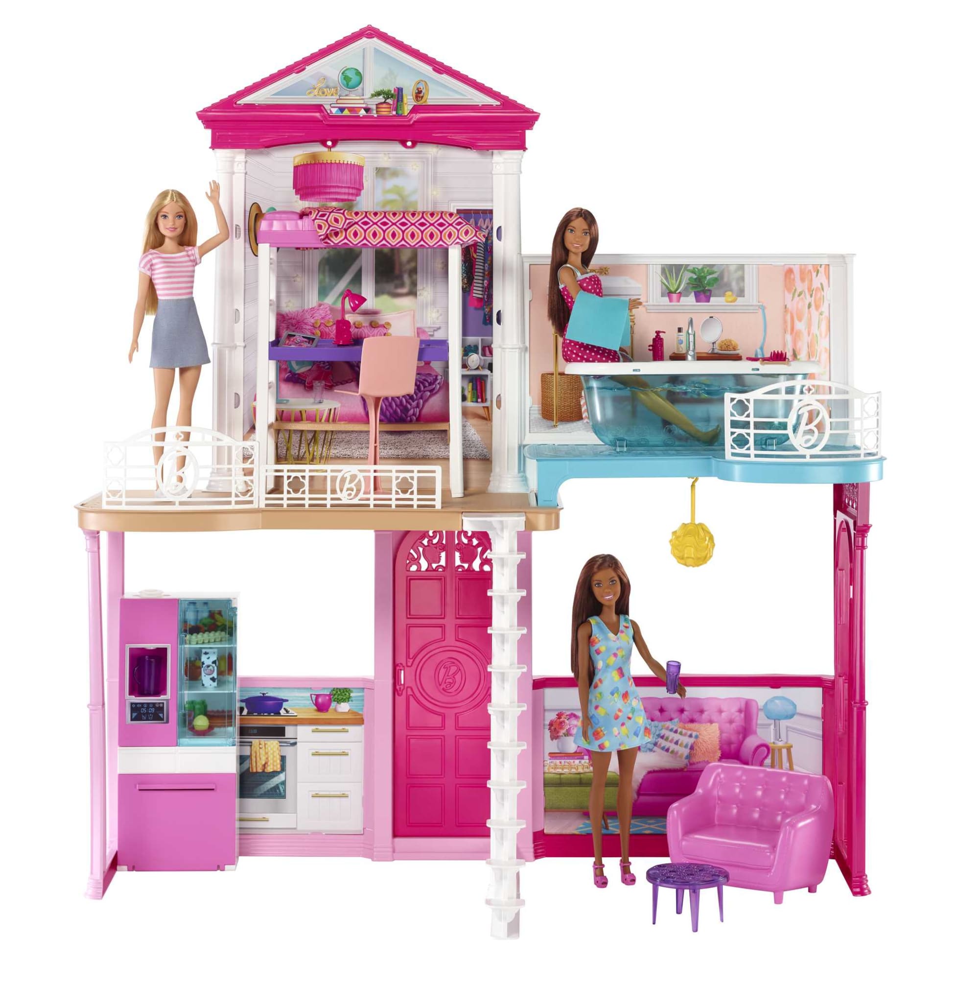 Barbie house and barbie sale