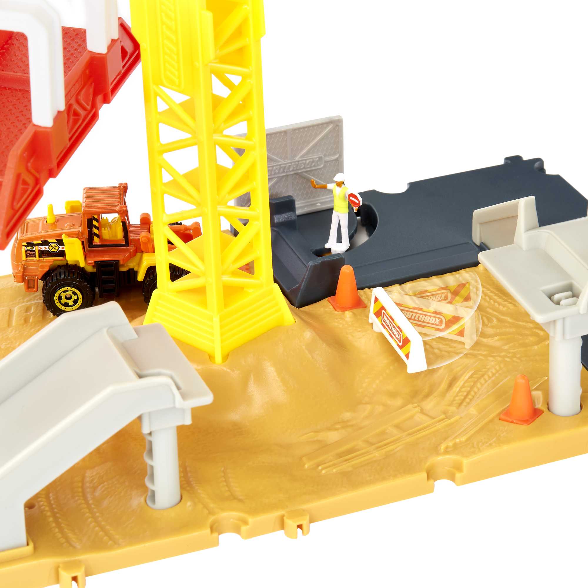 Matchbox - Pista de construcción con accesorios para coches de juguete ㅤ, Hot Wheels Vehicles