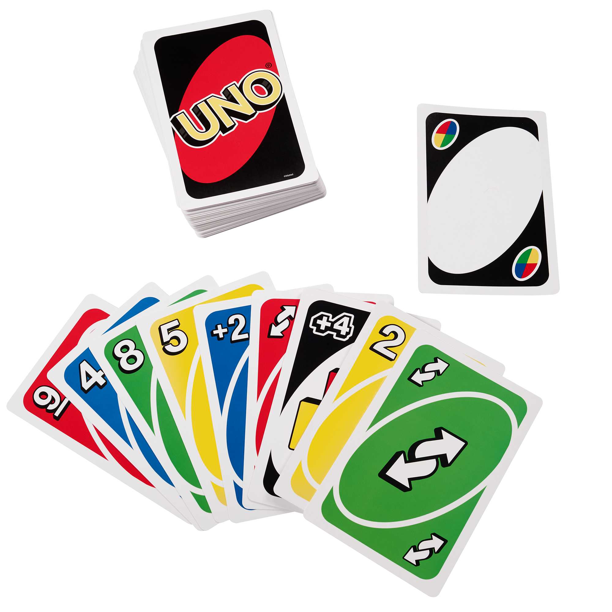Uno Pockamen, classico gioco di carte di corrispondenza di colori