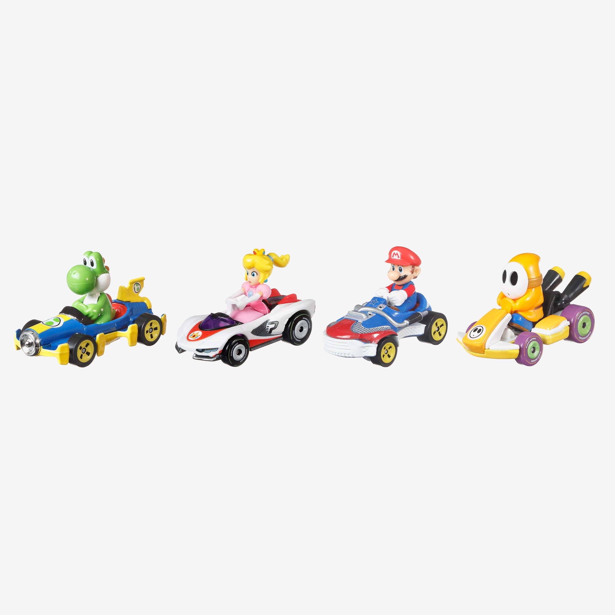 Hot Wheels - Coffret de 4 véhicules Mario Kart