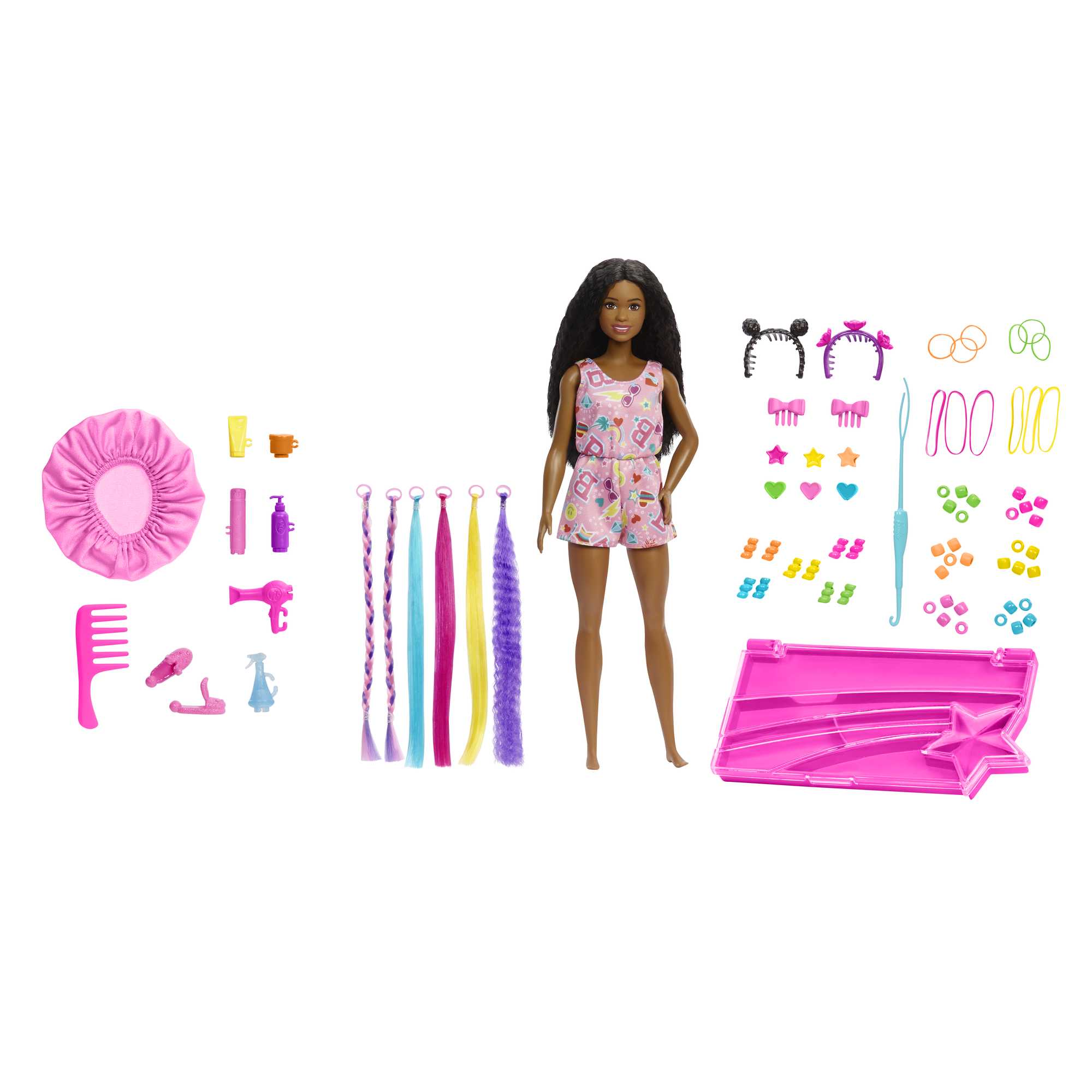 Barbie Life City Braid, Style & Care Doll and | HHM39 MATTEL