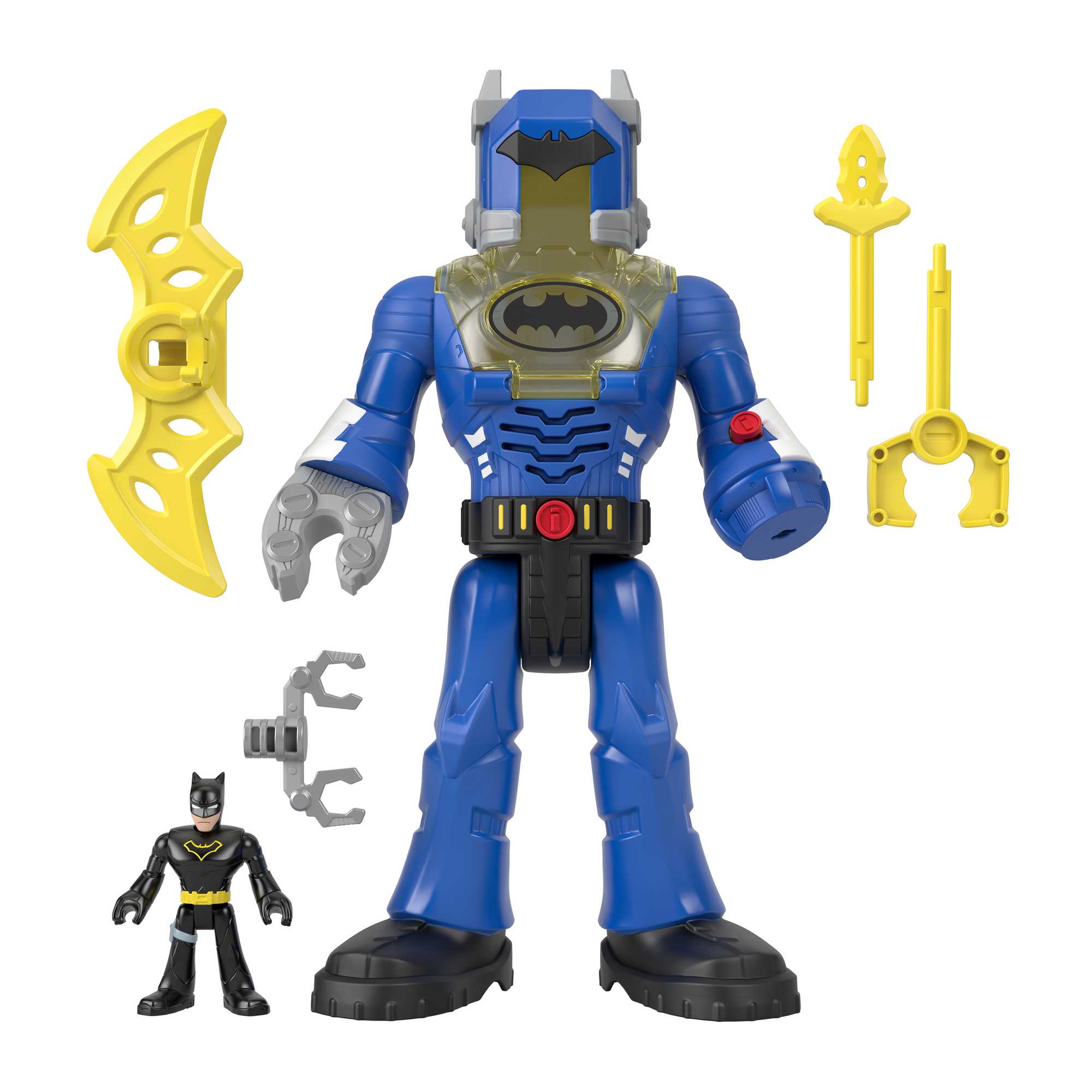 Imaginext Dc Super Friends Batman Figura Y Exotraje