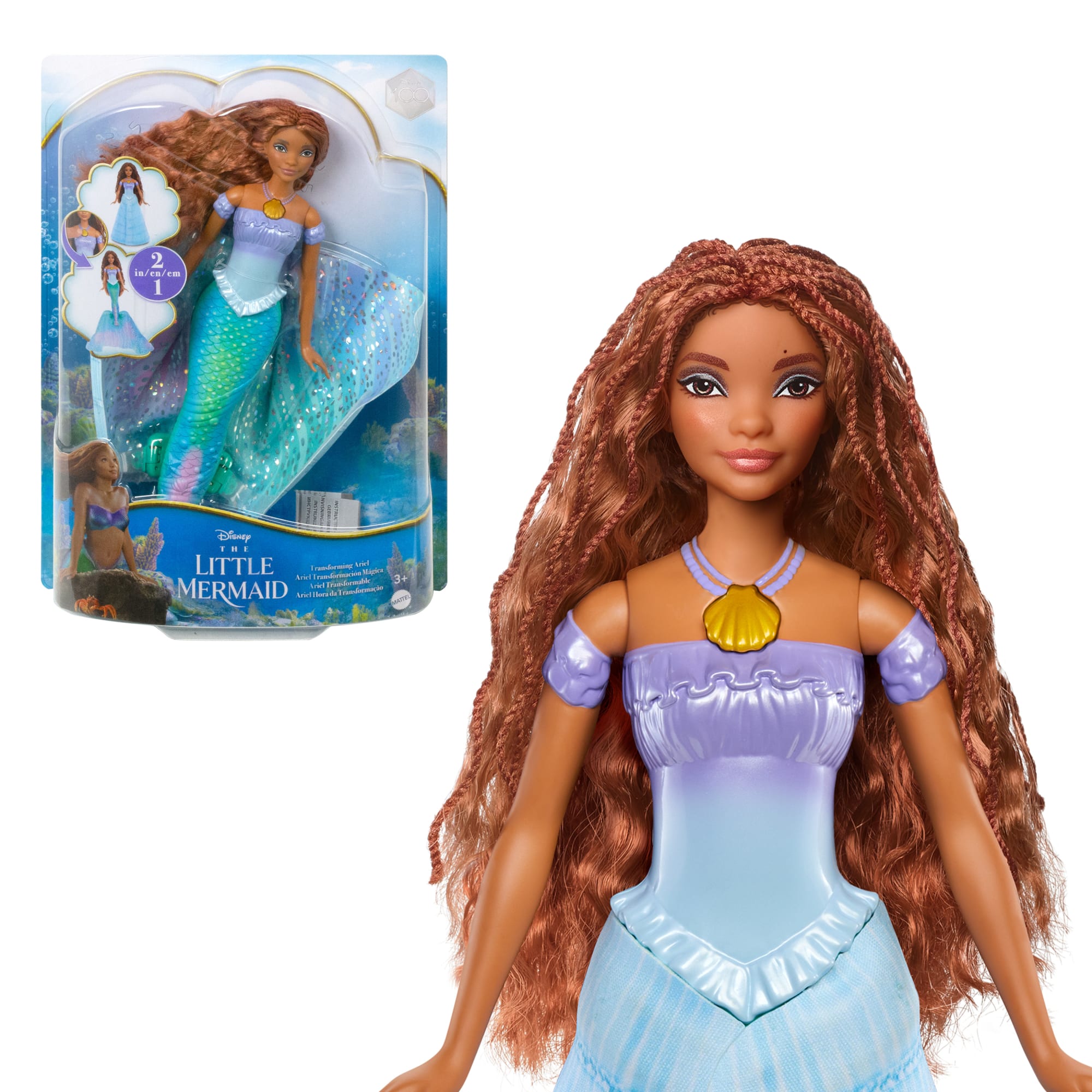 Fashion doll mattel disney bambola ariel sirenetta