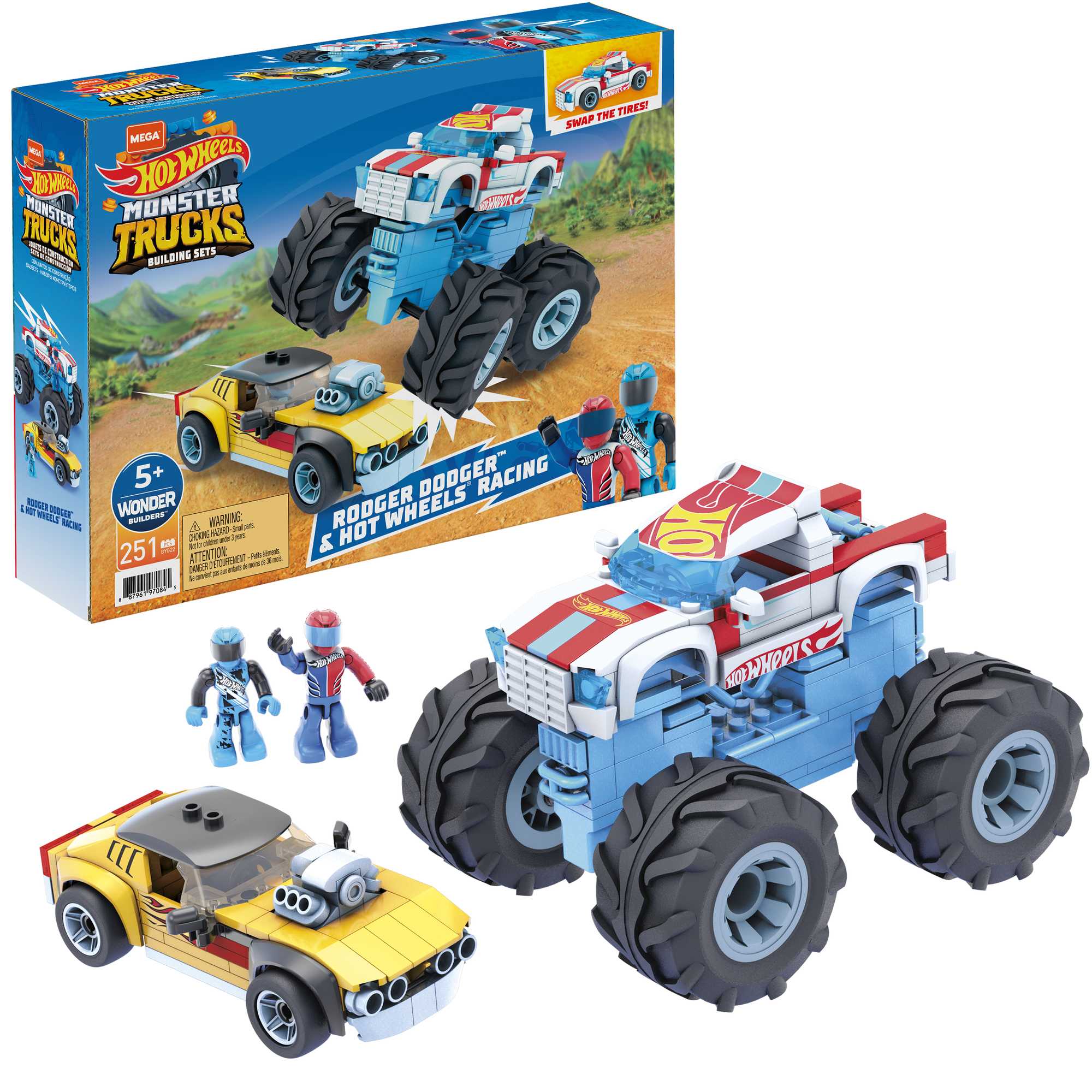 Carro Blaze Monster Machines - Blaze Tape 11cm Fisher Price