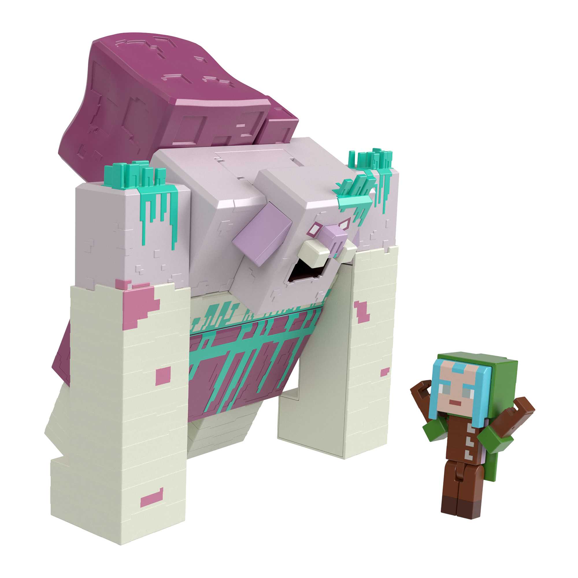 Mattel Minecraft Minecraft Figurine Articulée Loup (8 cm) avec 1