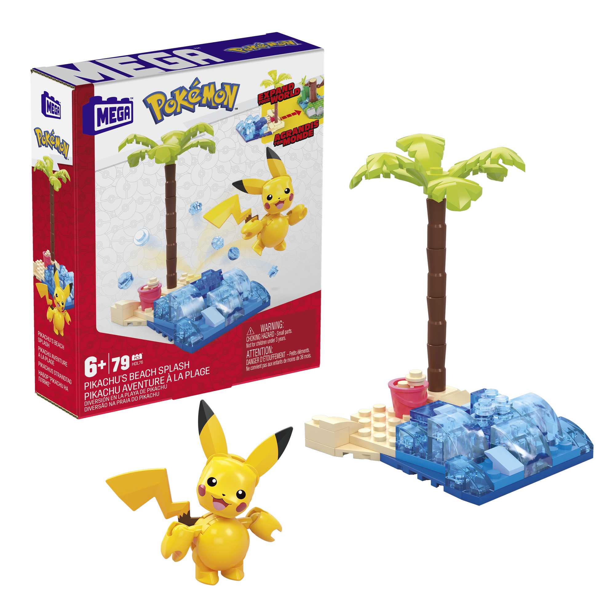 MEGA Pokémon Pikachu's Beach Splash, HDL76