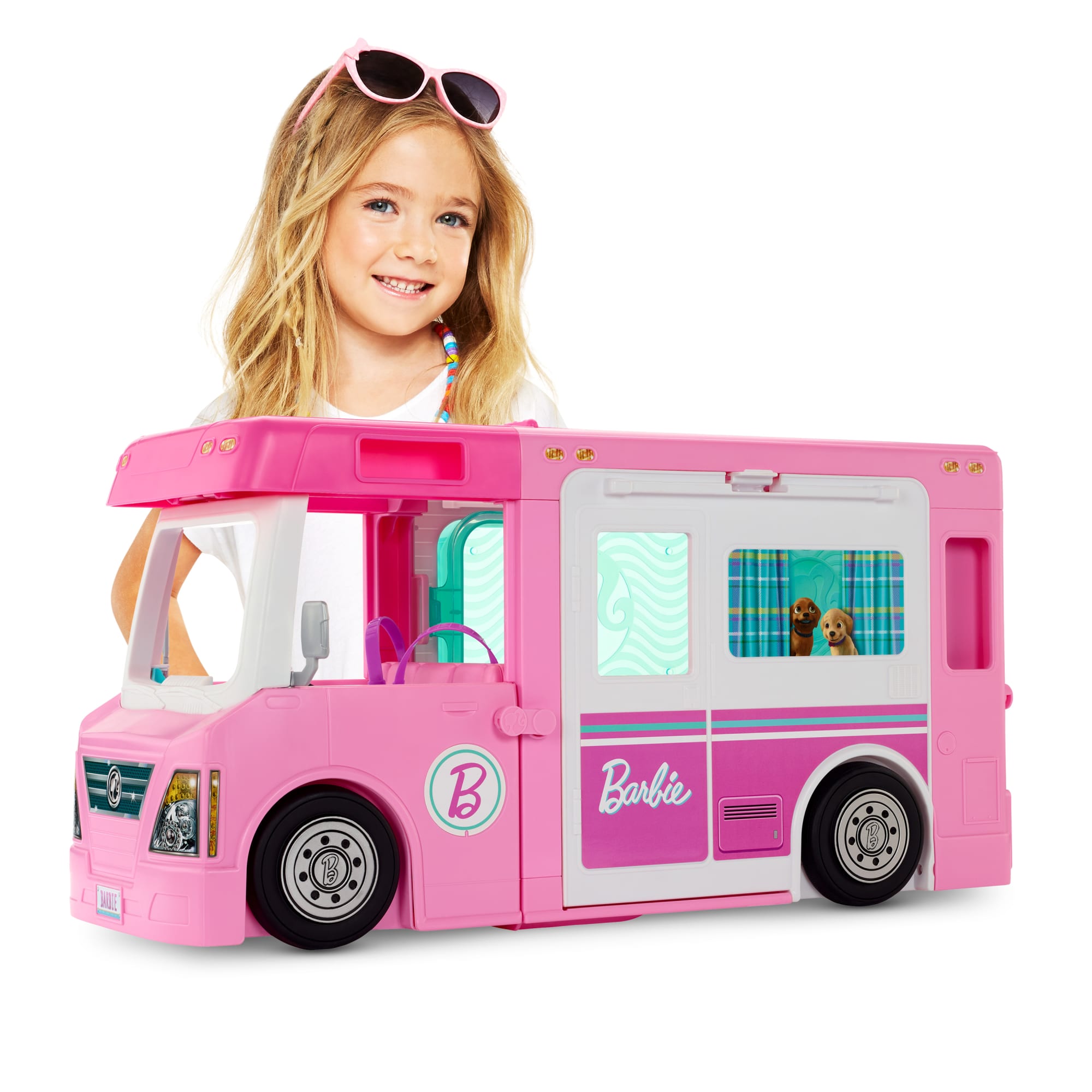 Veicolo DreamCamper 3 in 1 di Barbie e accessori GHL93 MATTEL