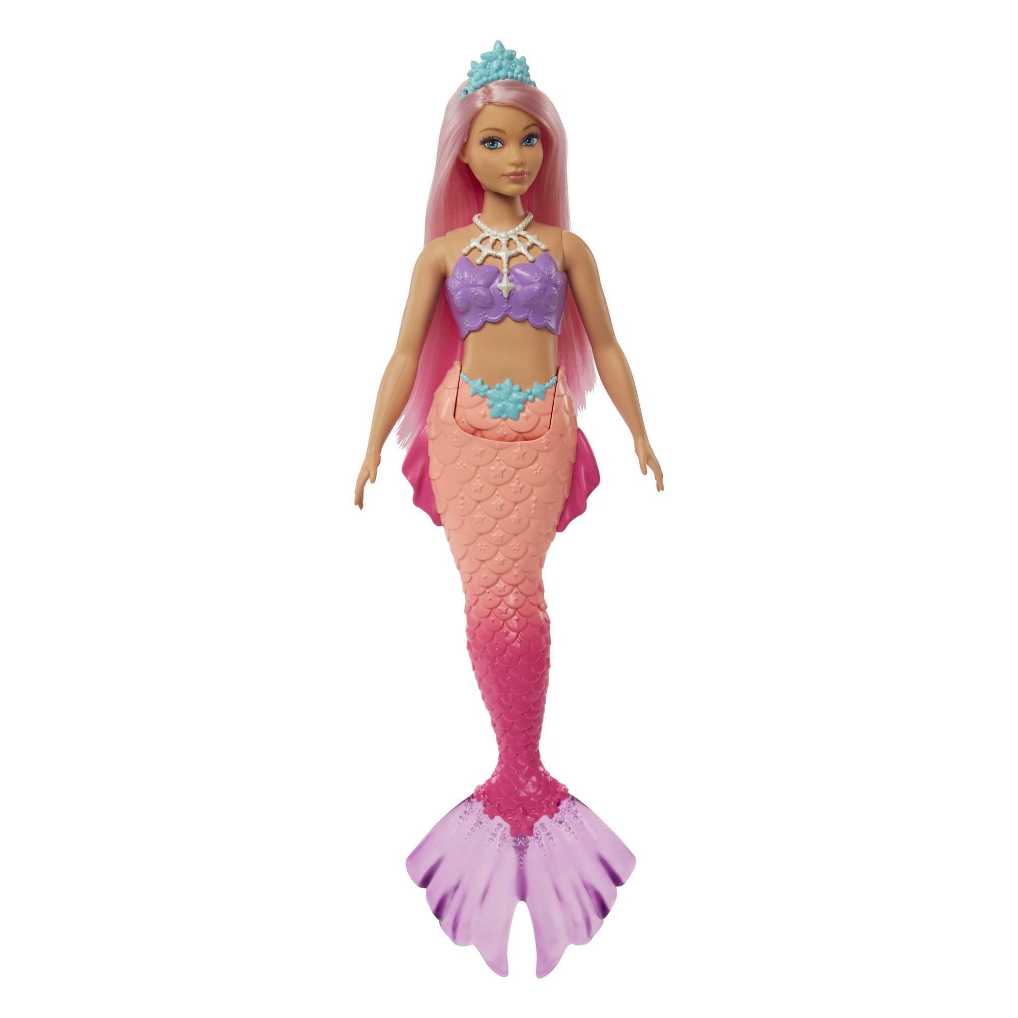 Barbie Dreamtopia Sirena Bambola (curvy, capelli rosa)