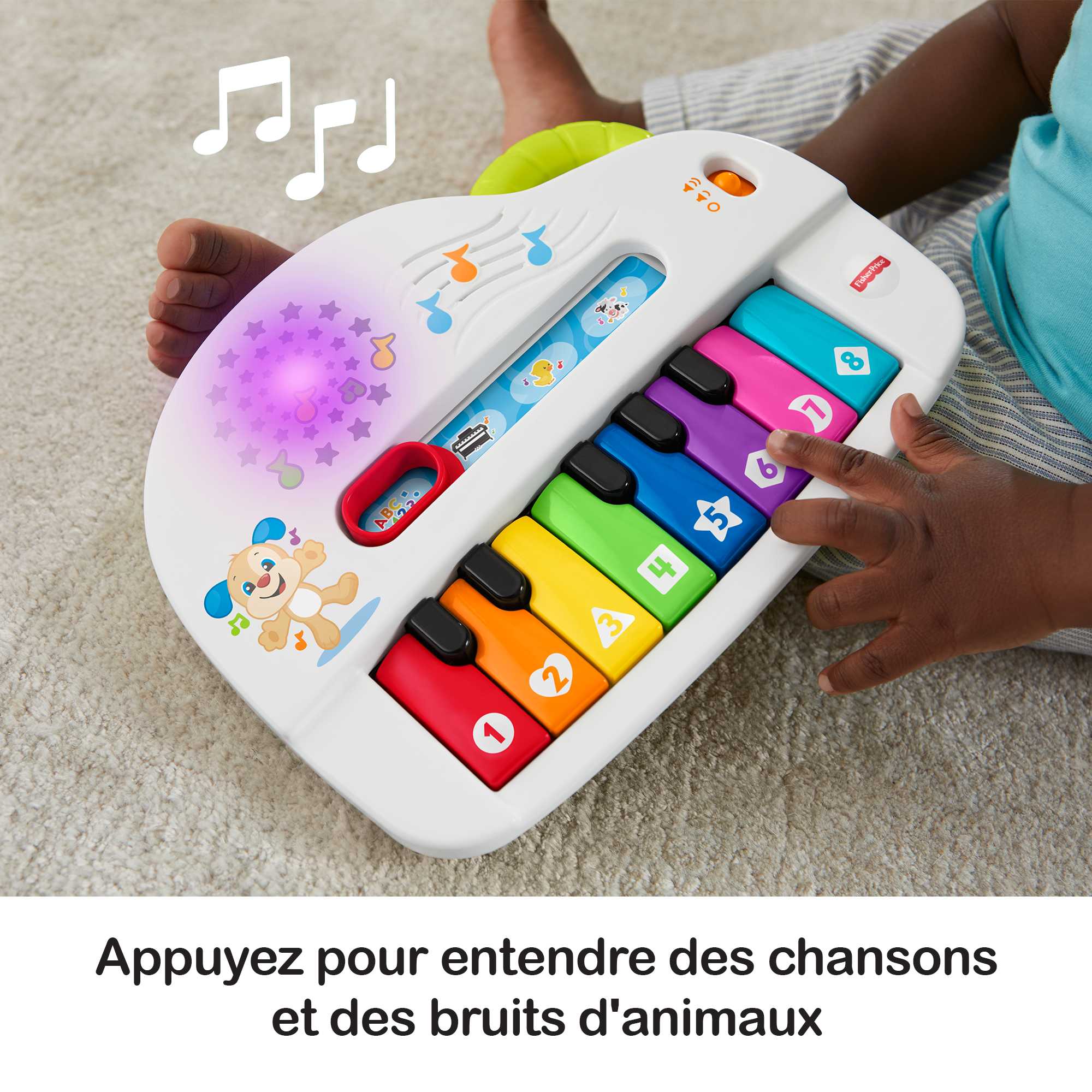 Jouets pour bébé piano pour 1 an Fille Garçon Jouets bébé 6-36