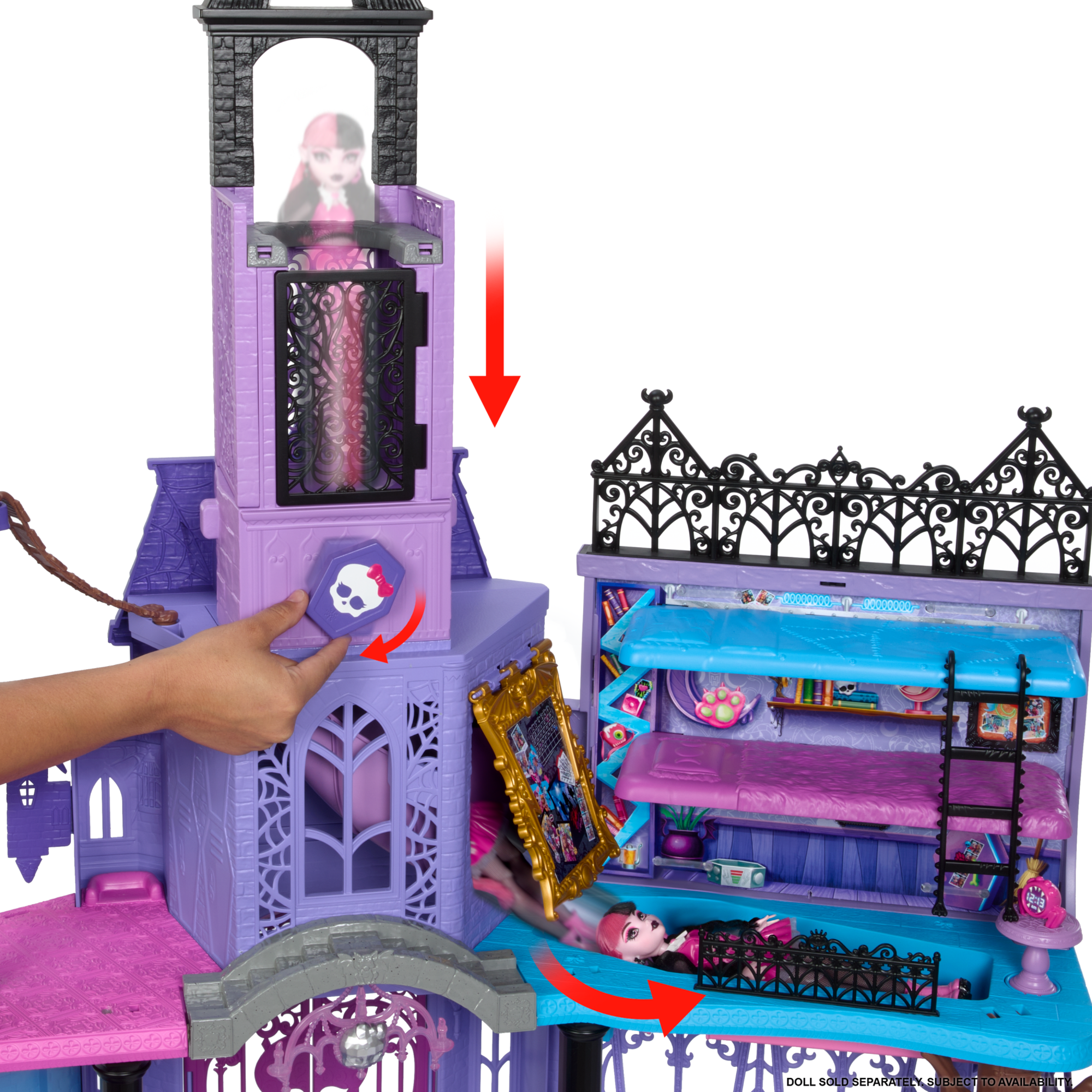MONSTER HIGH HAUNTED HIGH SCHOOL Playset Mattel