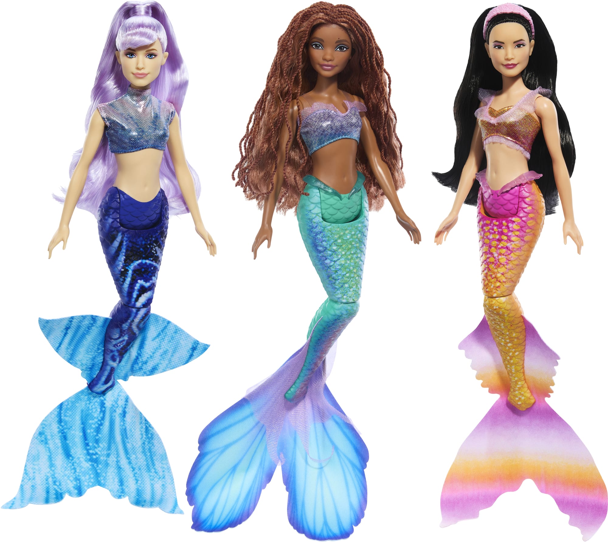 Disney The Little Mermaid Sisters 3 Pack Mattel