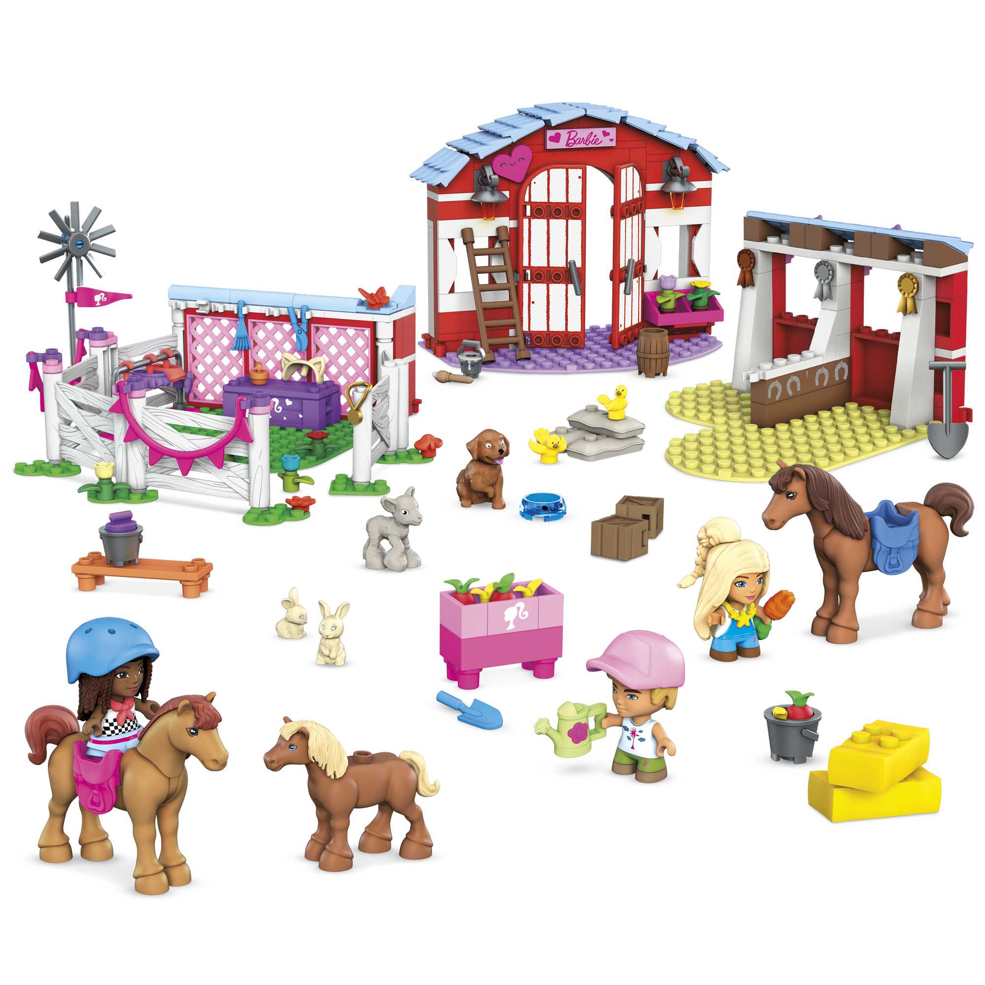 MEGA Barbie Horse Stables HDJ87 MATTEL