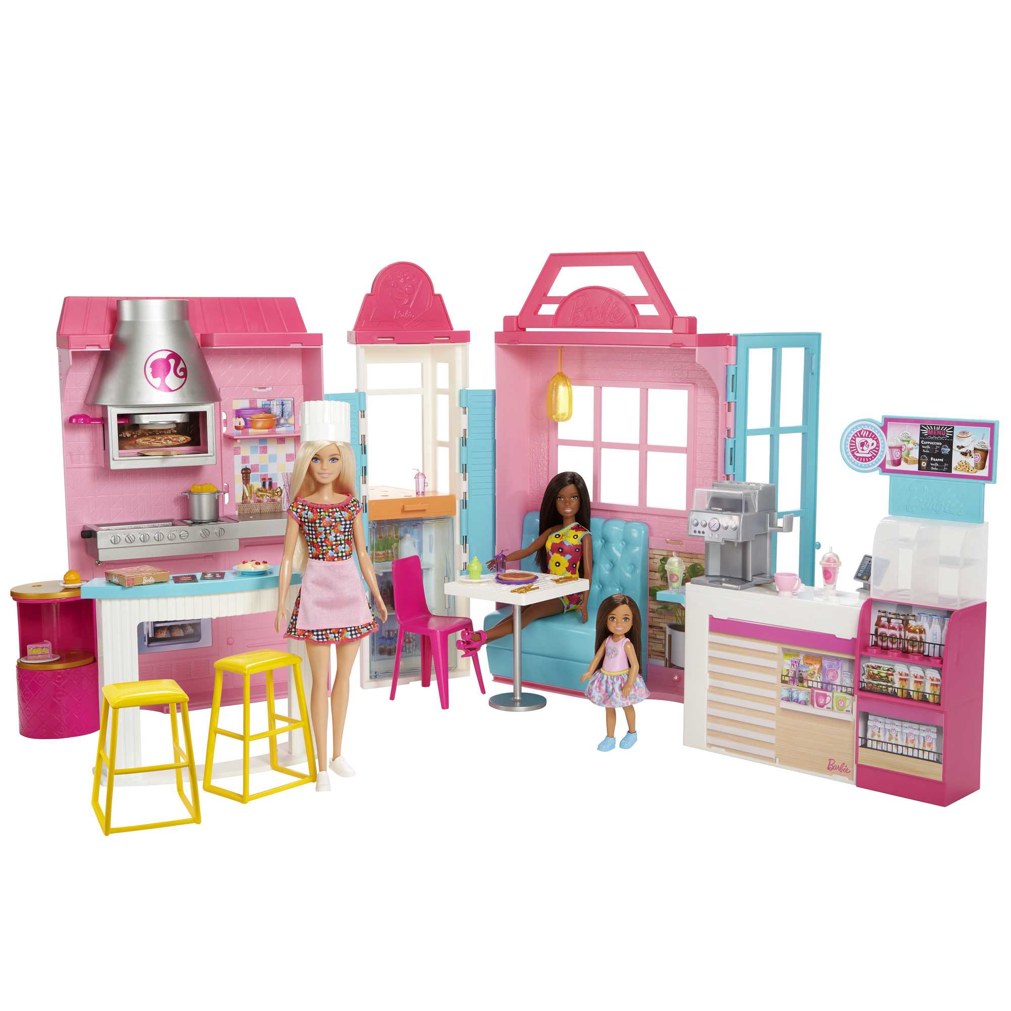 Barbie Restaurant Coffee Shop Gift Set | | MATTEL