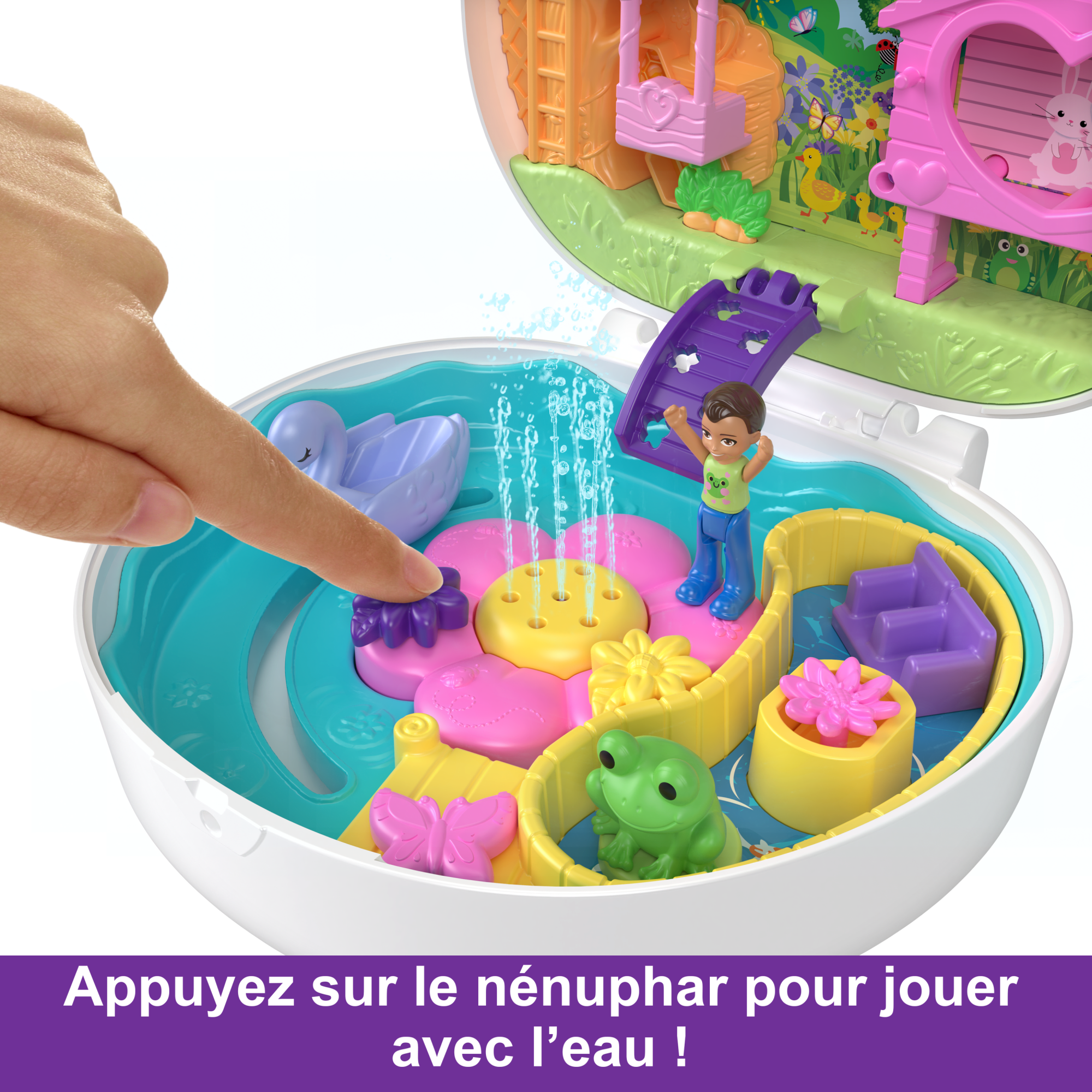 Polly Pocket Coffret Transformable réversible Chat avec mini-figurine,  lapin et accessoires, jouet enfant, édition 2021, GTM61 : : Jeux  et Jouets