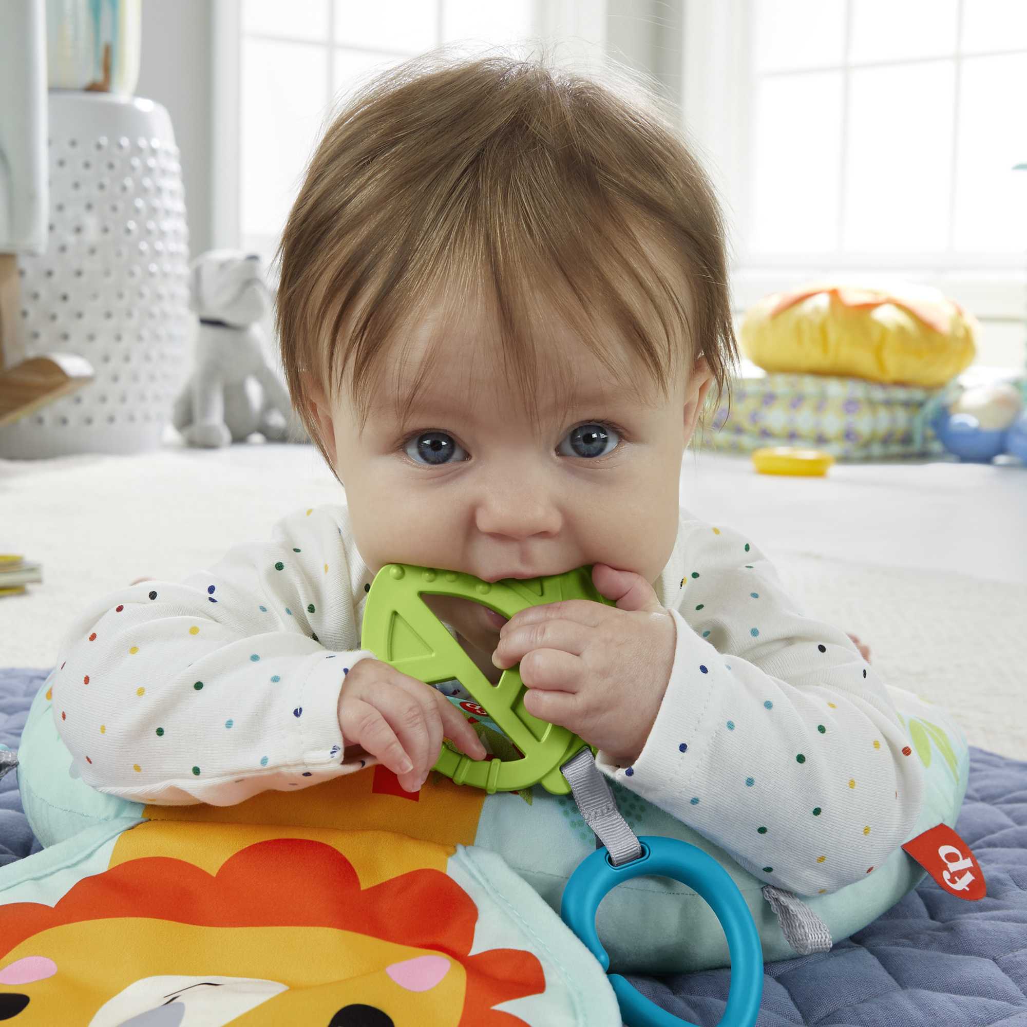 Fisher-Price Music & Vibe Lion Tummy Wedge | GWY91 | MATTEL