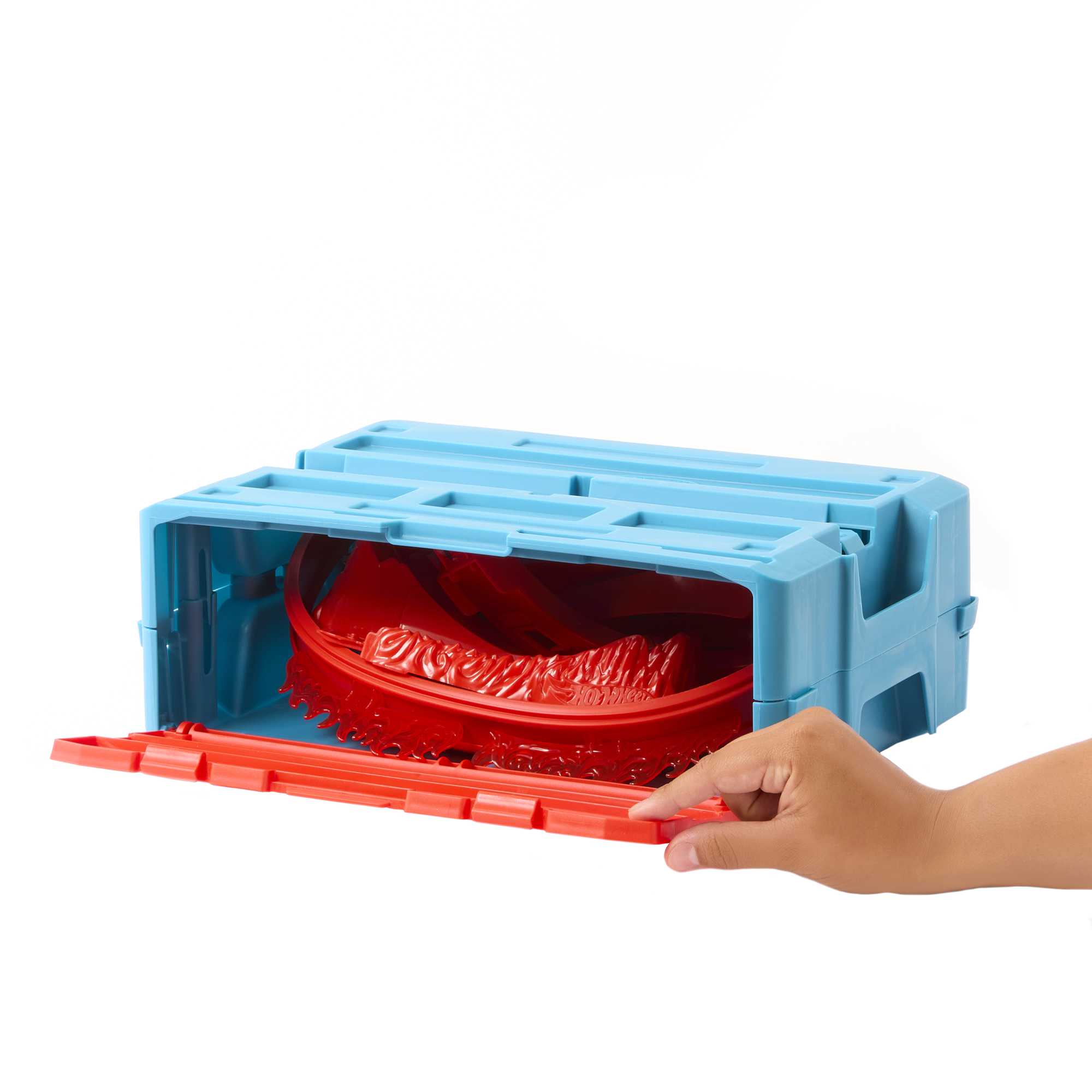 Hot Wheels Track Set, Fire Theme Track Set and 1 Hot Wheels