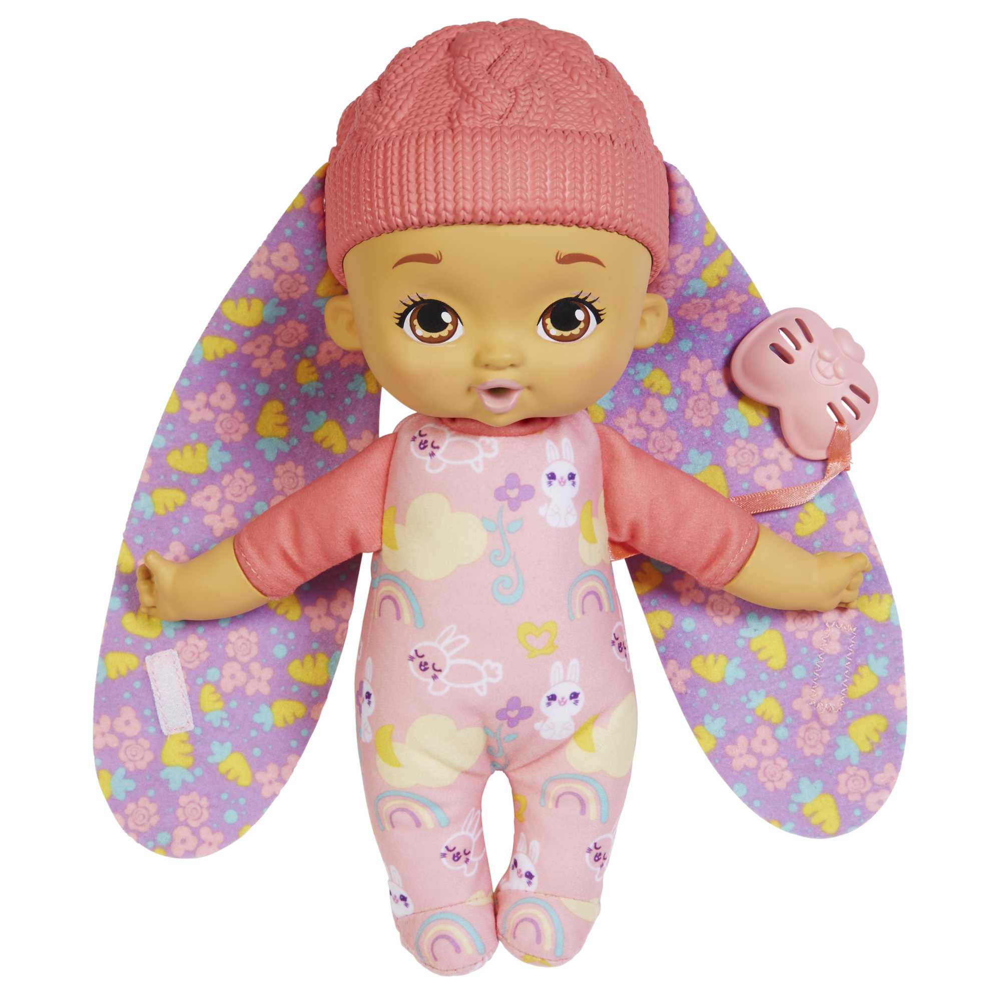 Bambola Bambina 3 Anni Morbida Con Accessori Bambole Giocattolo dai 2 anni  che Suona Peluche Regalo di Colore Rosa Giocattoli cm