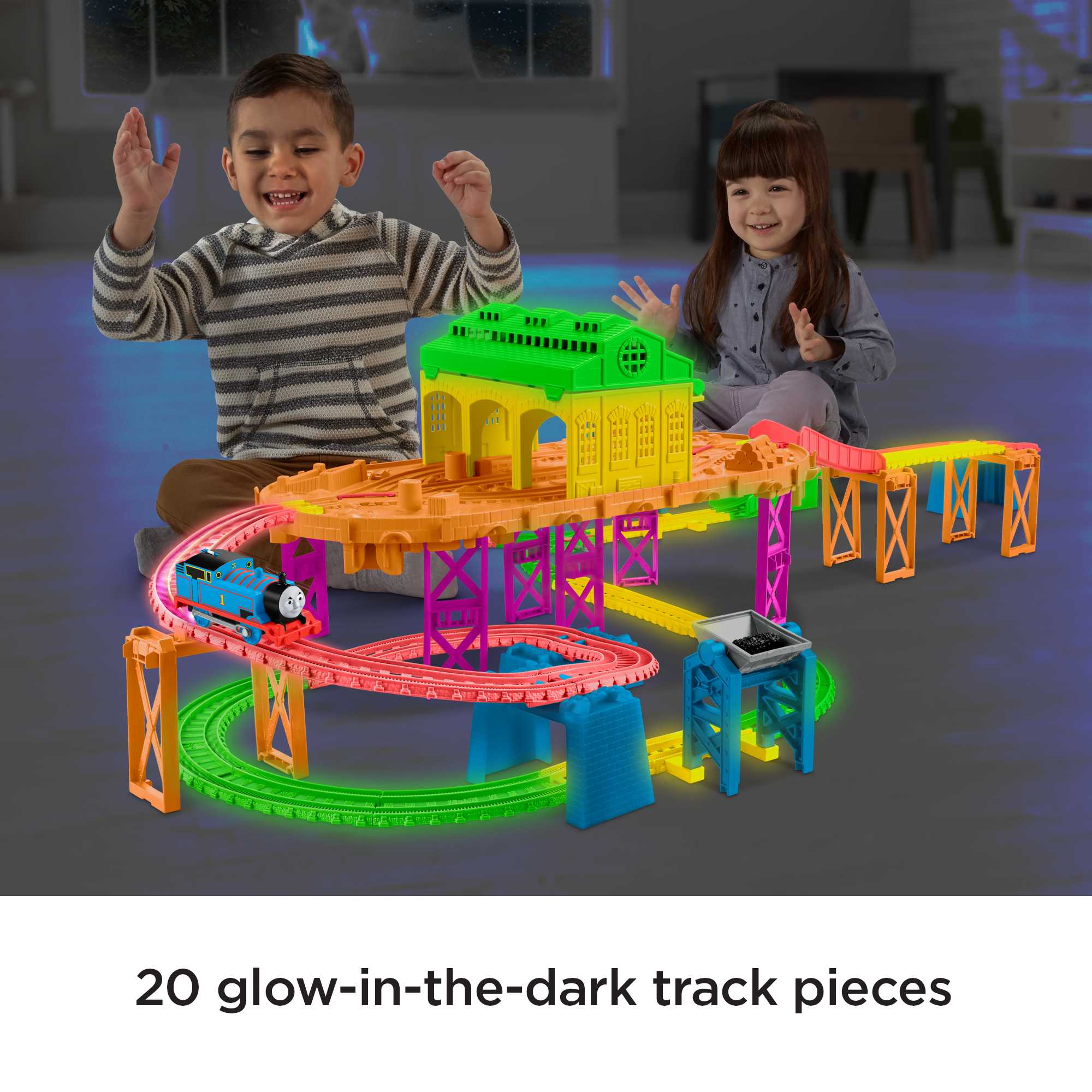 Trackmaster glow in hot sale the dark track