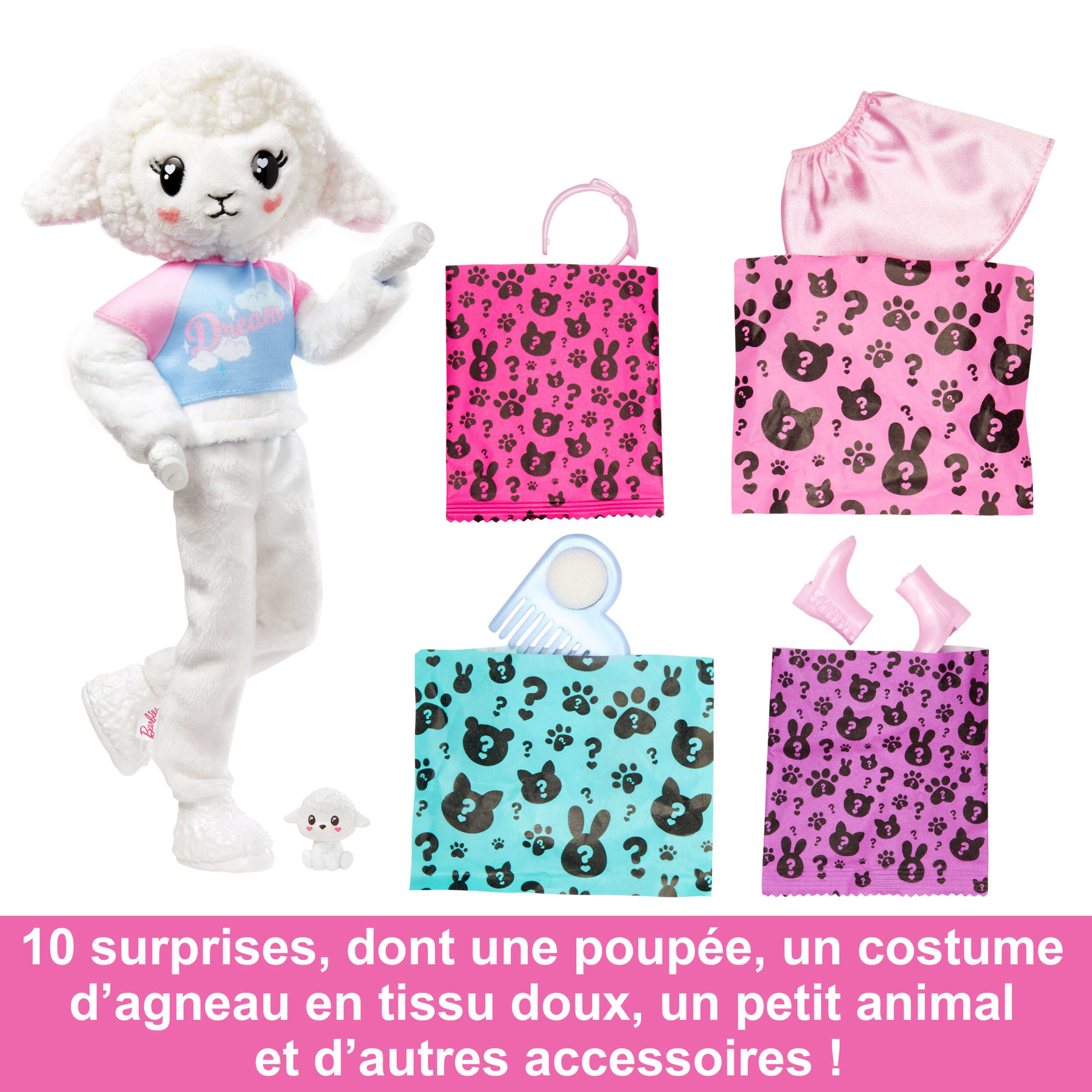 Poupée Barbie Cutie Reveal - Dalmatien Multicoleur Mattel - La Boite pas cher Poupée Barbie Cutie Reveal - Dalmatien Multicoleur Mattel - La Boite pas cher