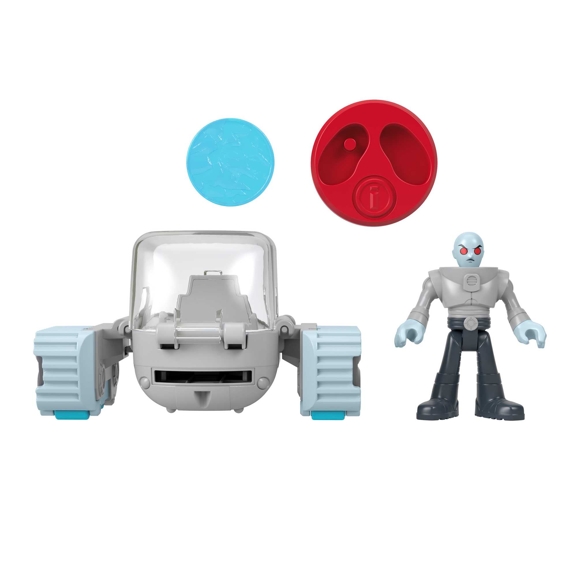 Fisher-Price Imaginext DC Super Friends Head Shifters Mr. Freeze & Snow Tank