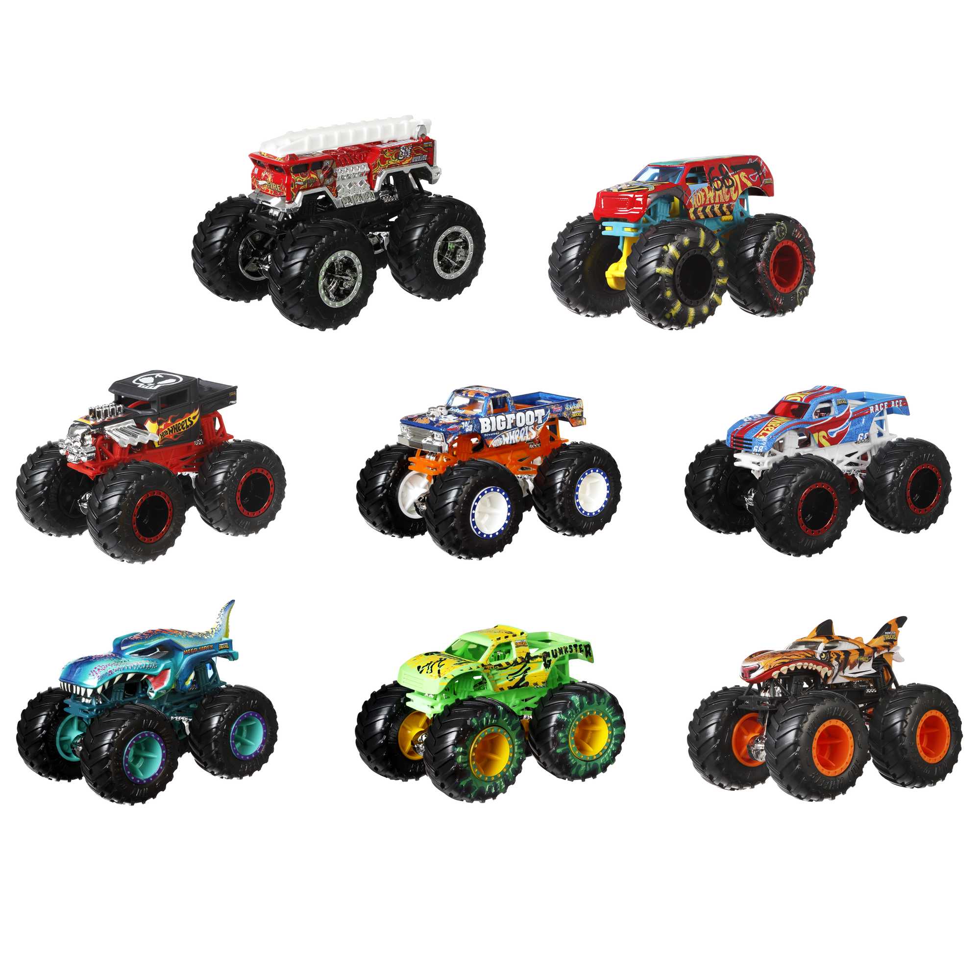 Hot Wheels Monster Trucks Live 8Pack HGX21 MATTEL