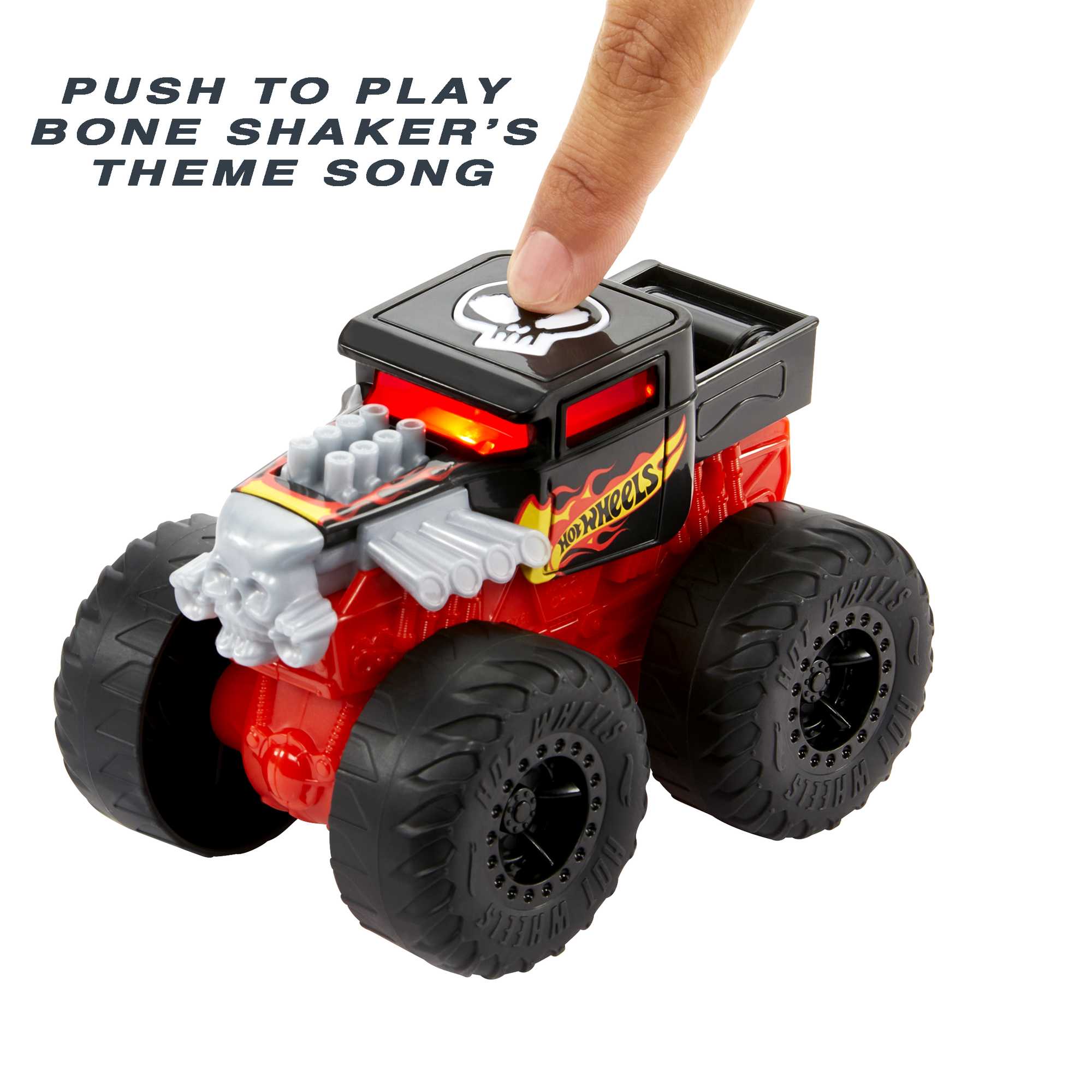 Hot Wheels Monster Trucks Roarin' Wreckers Bone Shaker | HDX61