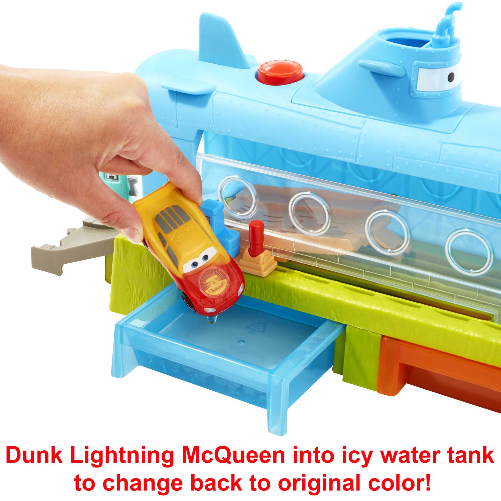 Disney and Pixar Cars Color Change Whale Car Wash Playset HGV70