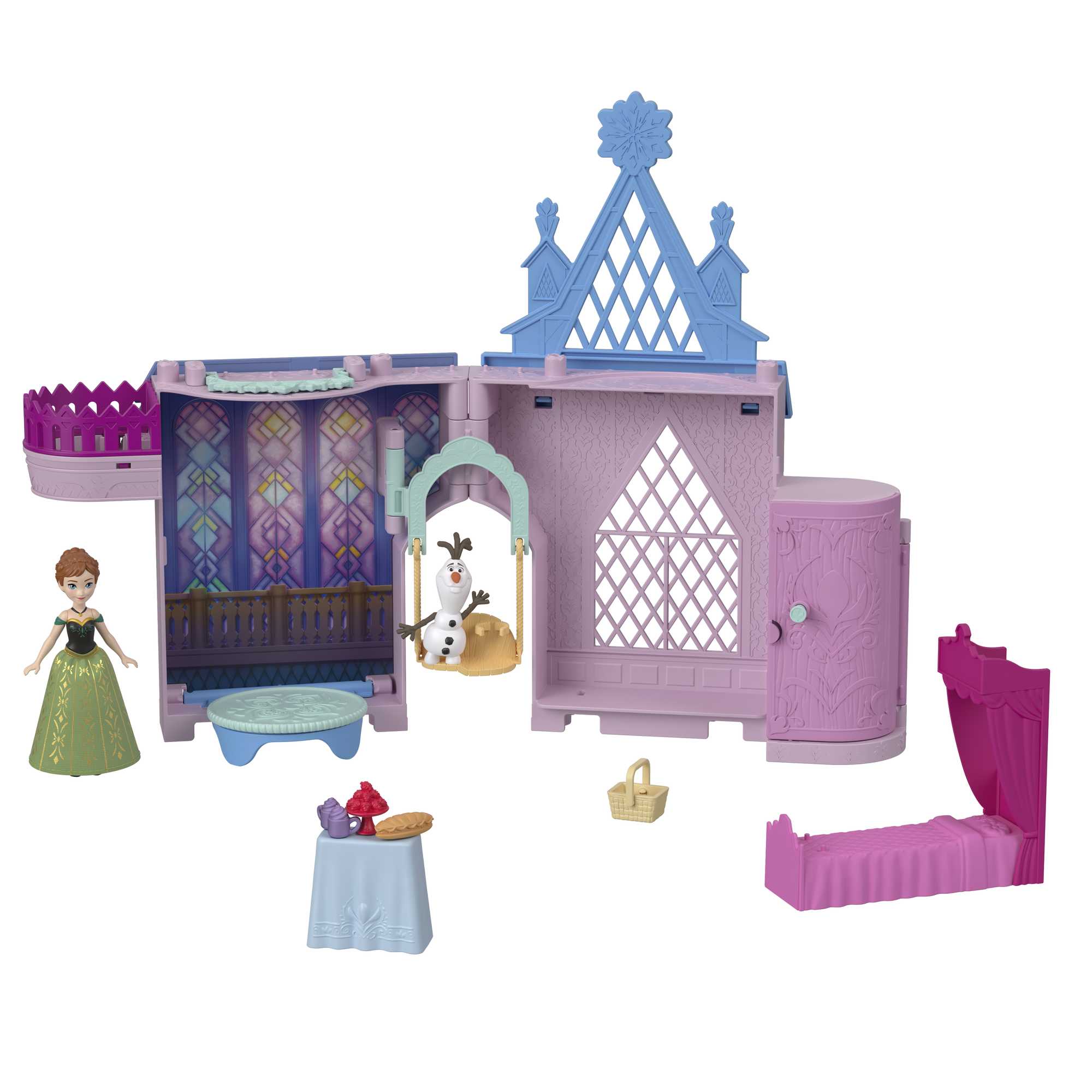 Poupée Disney Princesses Princesse Disney Reine Des Neiges Coffret Histoire  La Reine Des Neiges Mini Univers 3