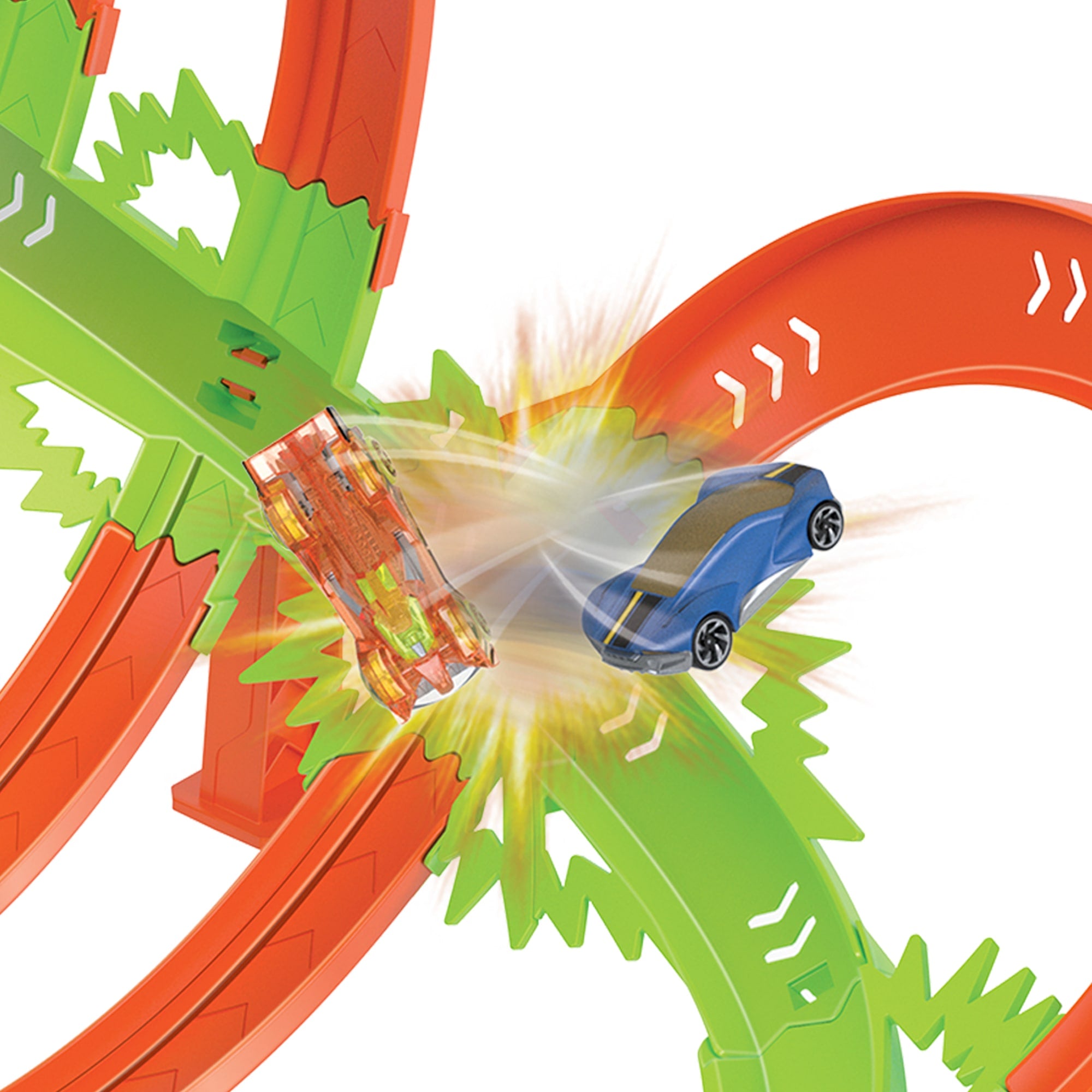Circuit de voitures Hot Wheels : Track Builder : Piste explosion