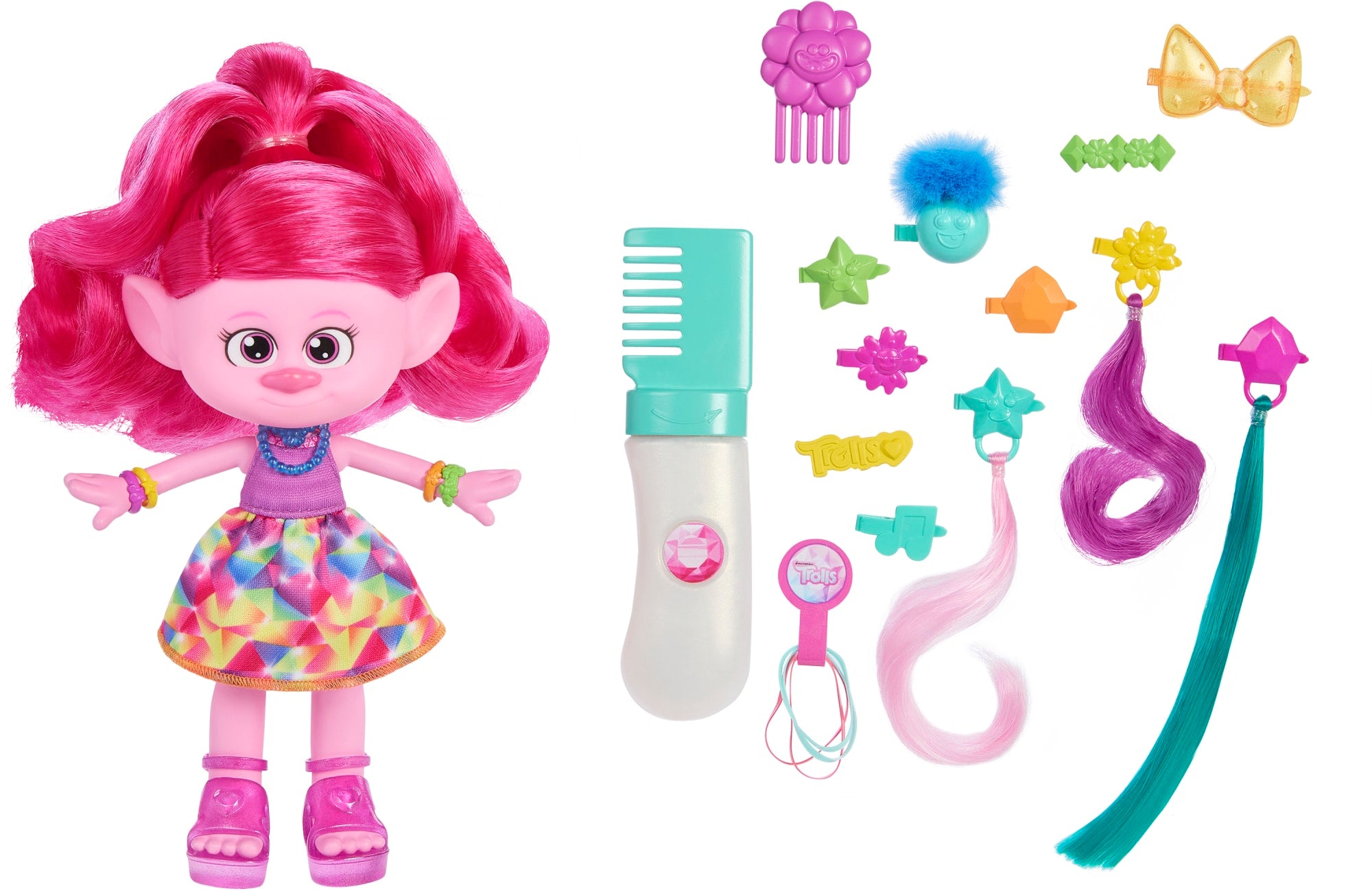 Tiara Trolls Simples- Princesa Poppy-Unidade - QUEENSLAND STORE- FANTASIAS  ,PERUCAS E CABELOS NATURAIS