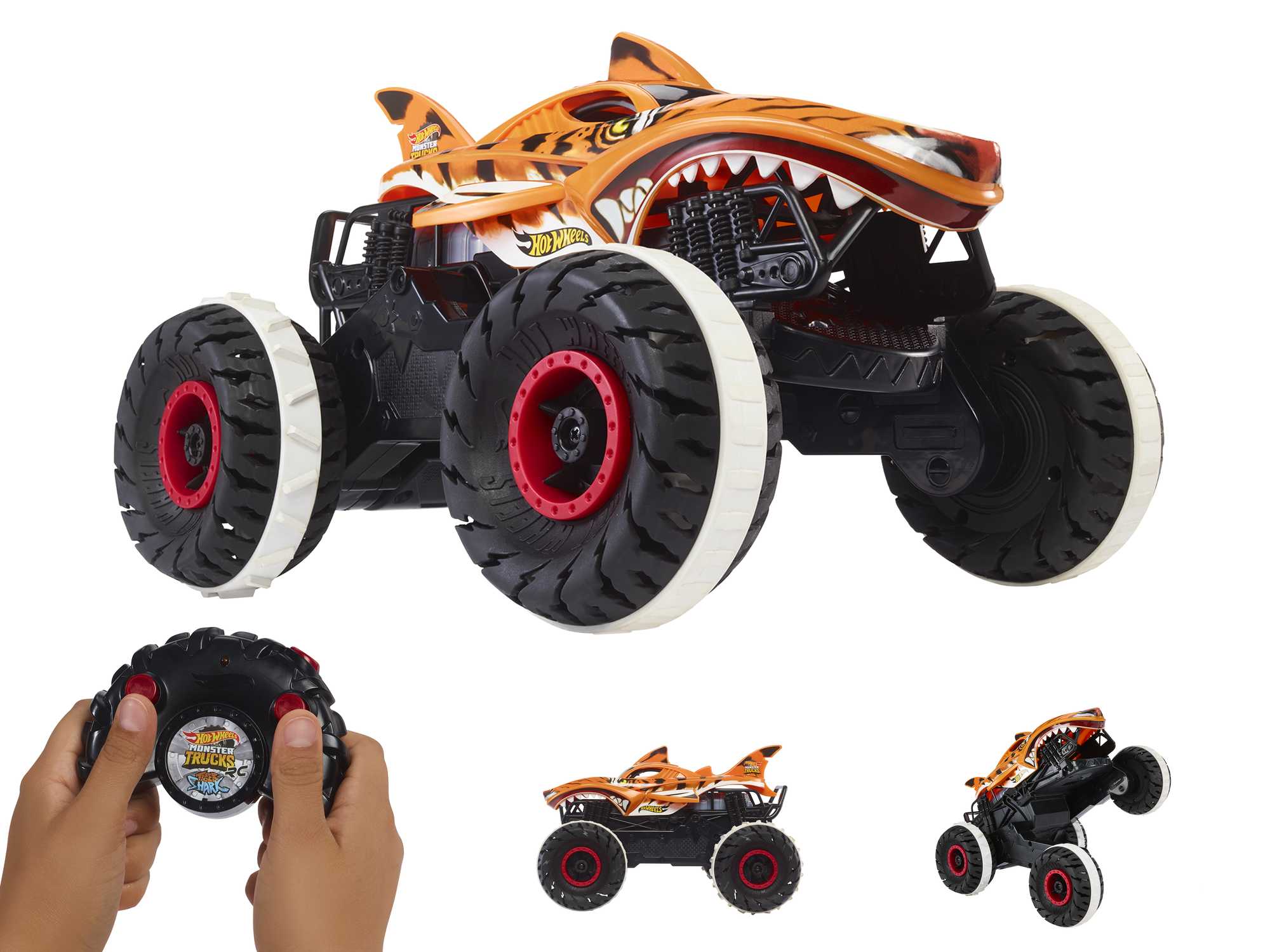 Monster truck Jouet pour garçons de 3 à 8 ans, cadeau de voiture  télécommandé, cadeau pour garçon de 3 ans, idée cadeau, joue