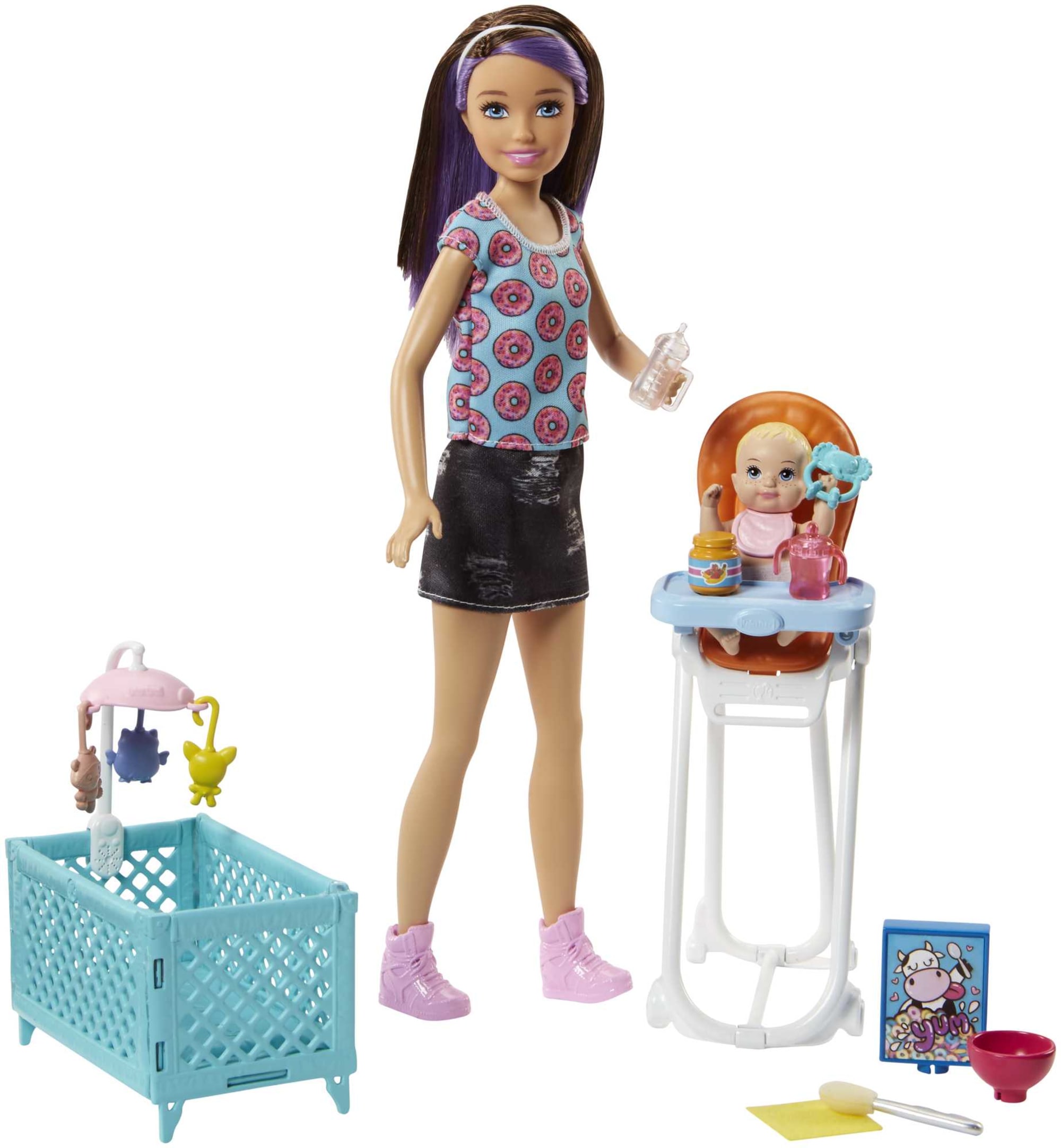 Muñeca y conjunto de juego Skipper Canguro de bebés de Barbie | FHY98 |