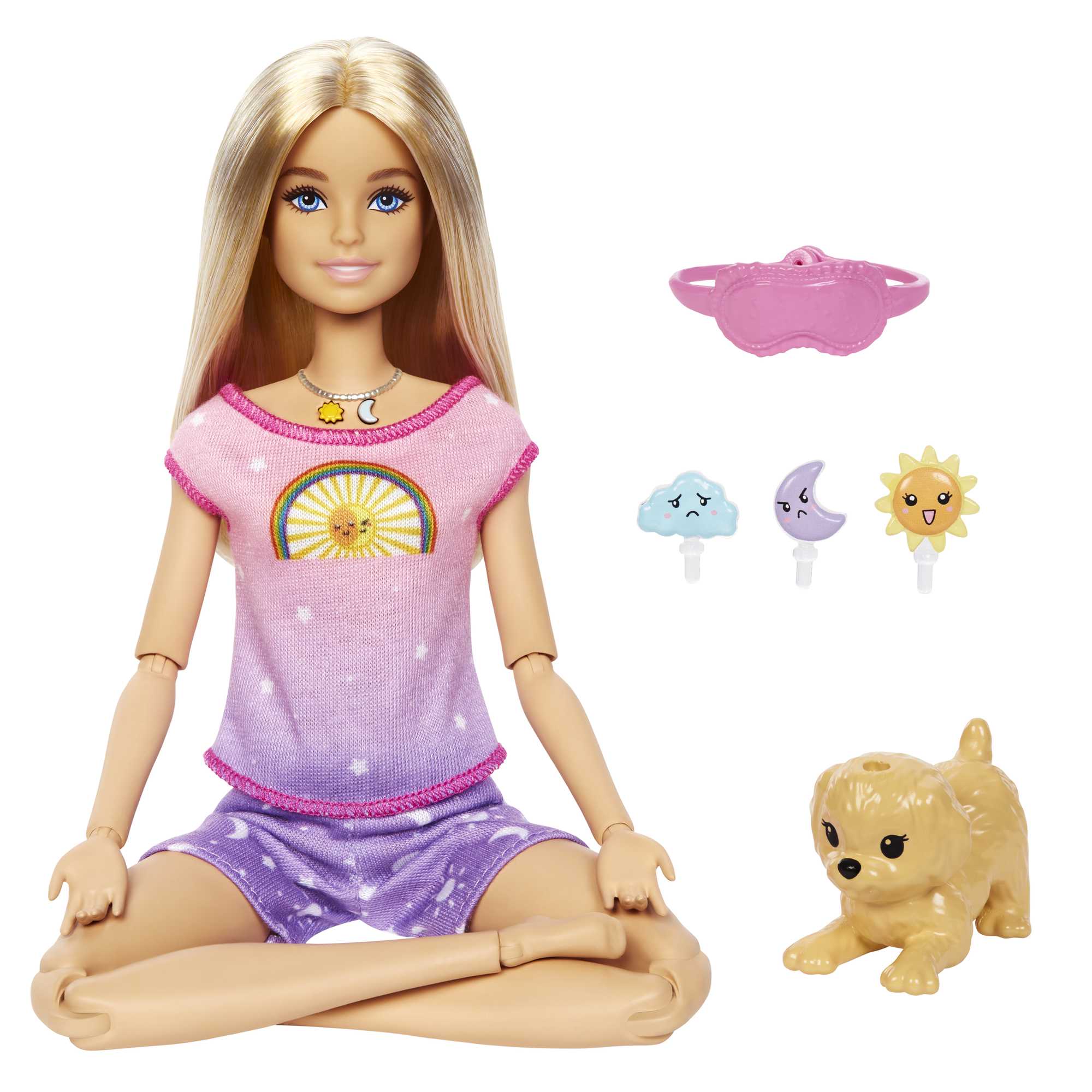 Barbie Self-Care Rise Relax Doll (Light Skin Tone) | HCN08 | MATTEL