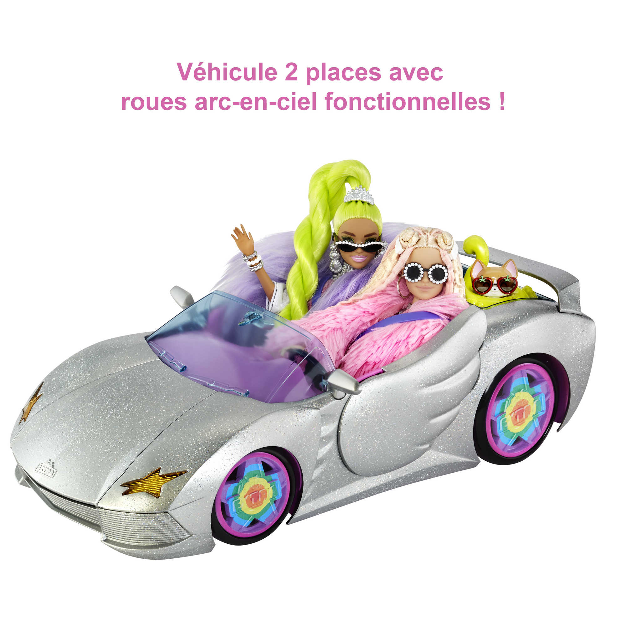 Voiture cabriolet année 2000 - Barbie