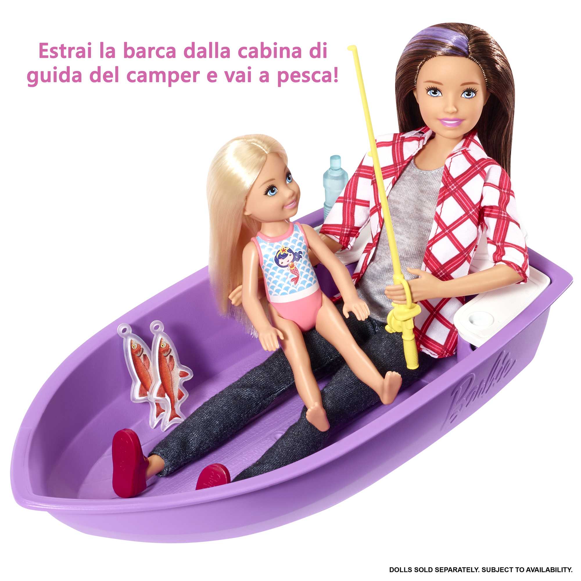 Veicolo DreamCamper 3 in 1 di Barbie e accessori GHL93 MATTEL