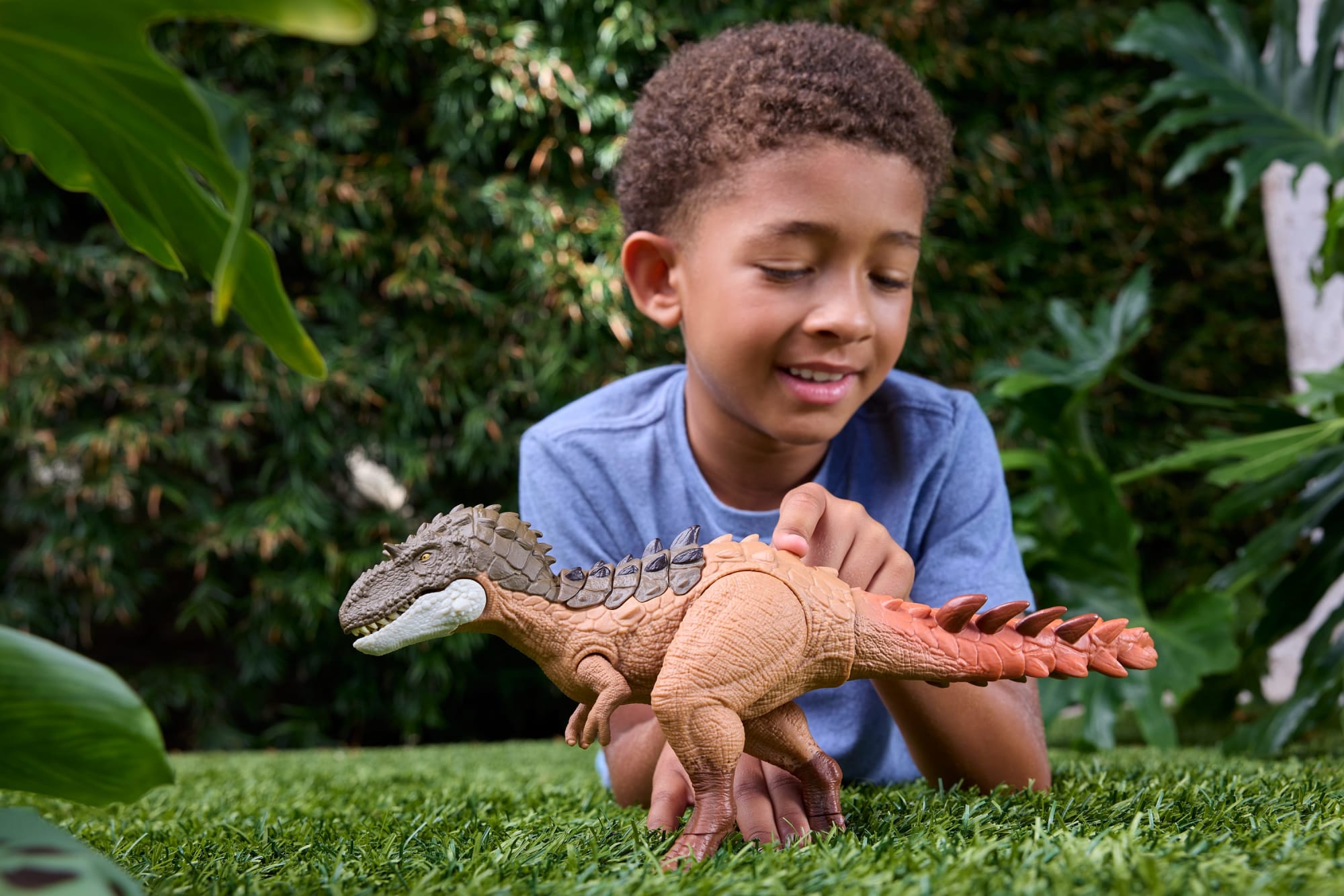 Figurine Gorgosaure Jurassic World – Géant 38 Cm, 2 Attaques, évolution, Scan Appli, Dès 4 Ans