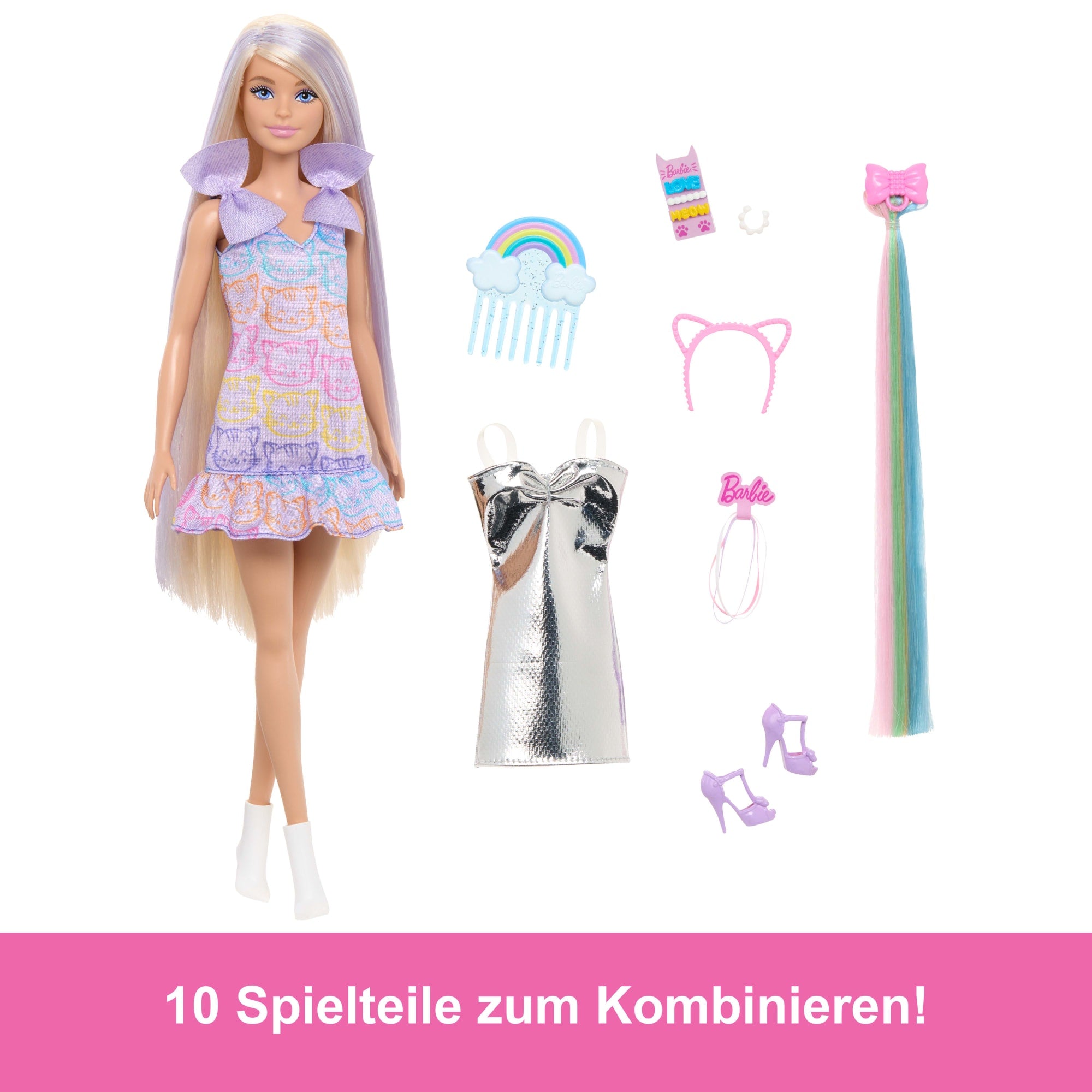 Barbie Signature 2025 Holiday Puppe - Limited Edition Mit Silber-Gold Kleid