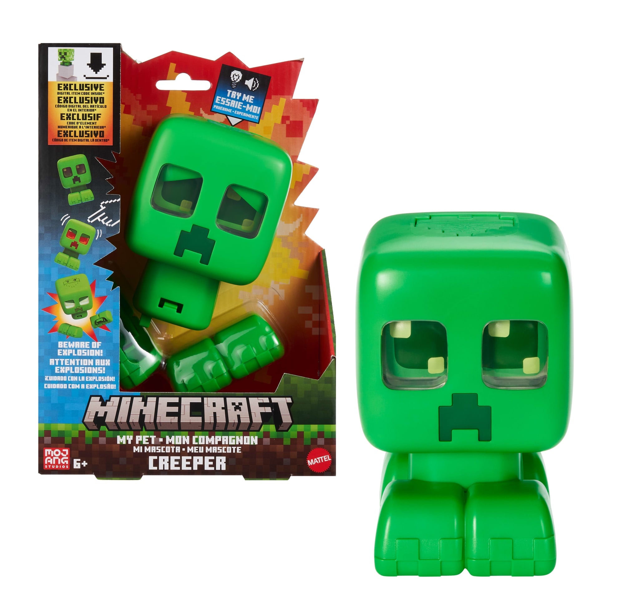 Minecraft Mój pupil Creeper | Mattel