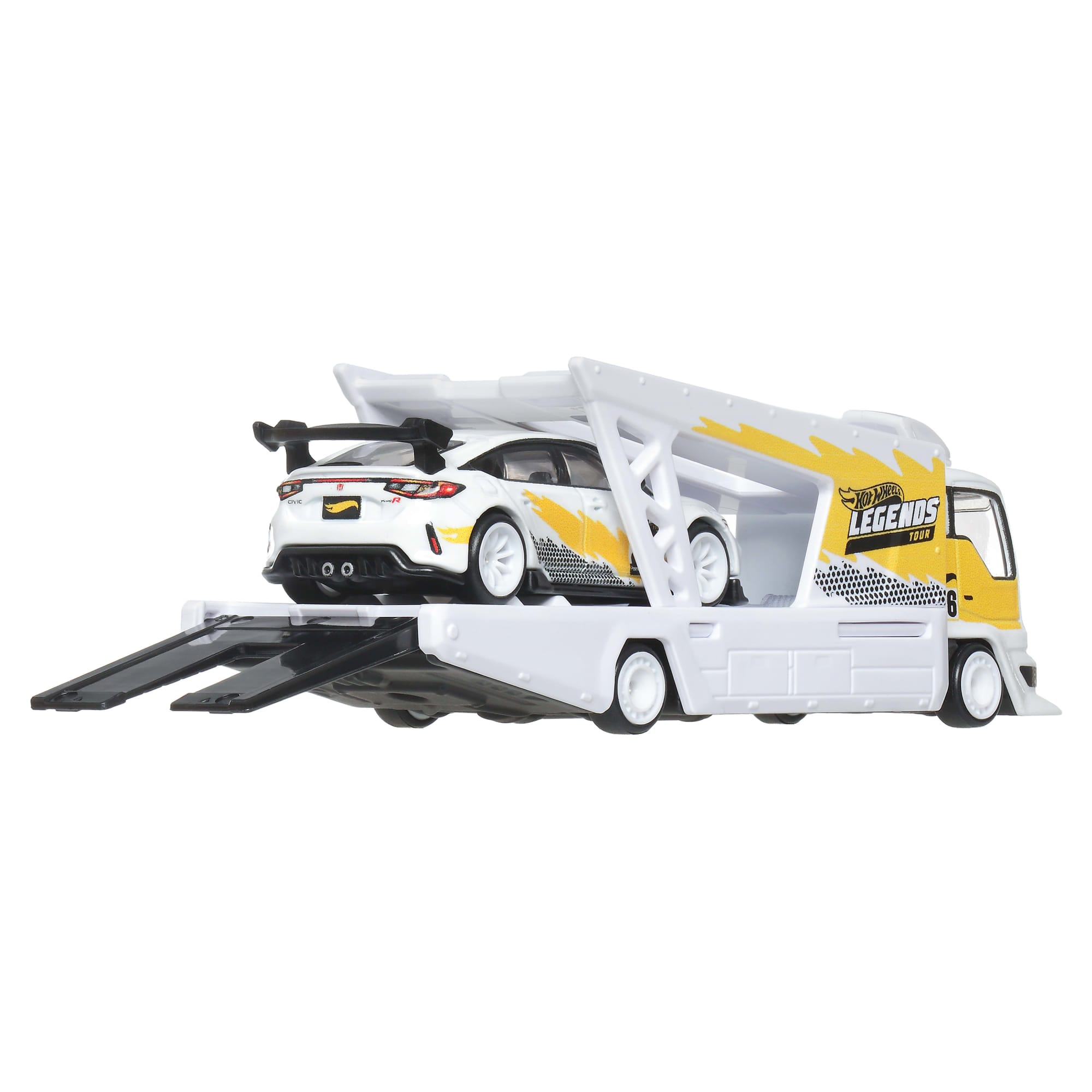 ミニカー Hot Wheels Team Transport Garage Legends Hot Wheels Legends Team Transport Ve Oyuncak Araba | Mattel