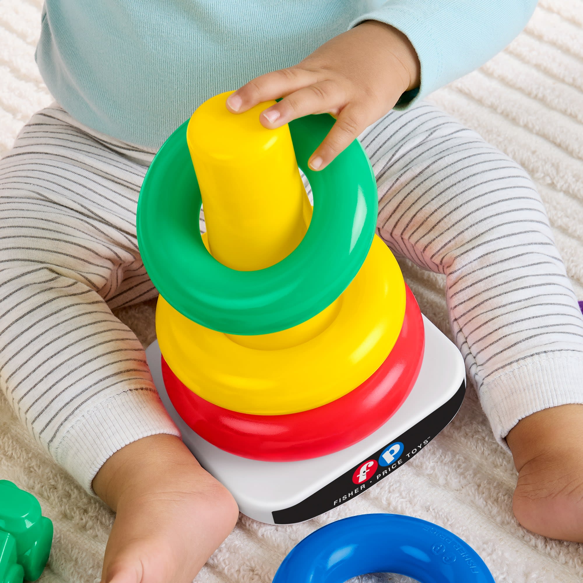 Fisher-Price Set Farbring-Pyramide und Perlen zum Zusammenstecken | Mattel