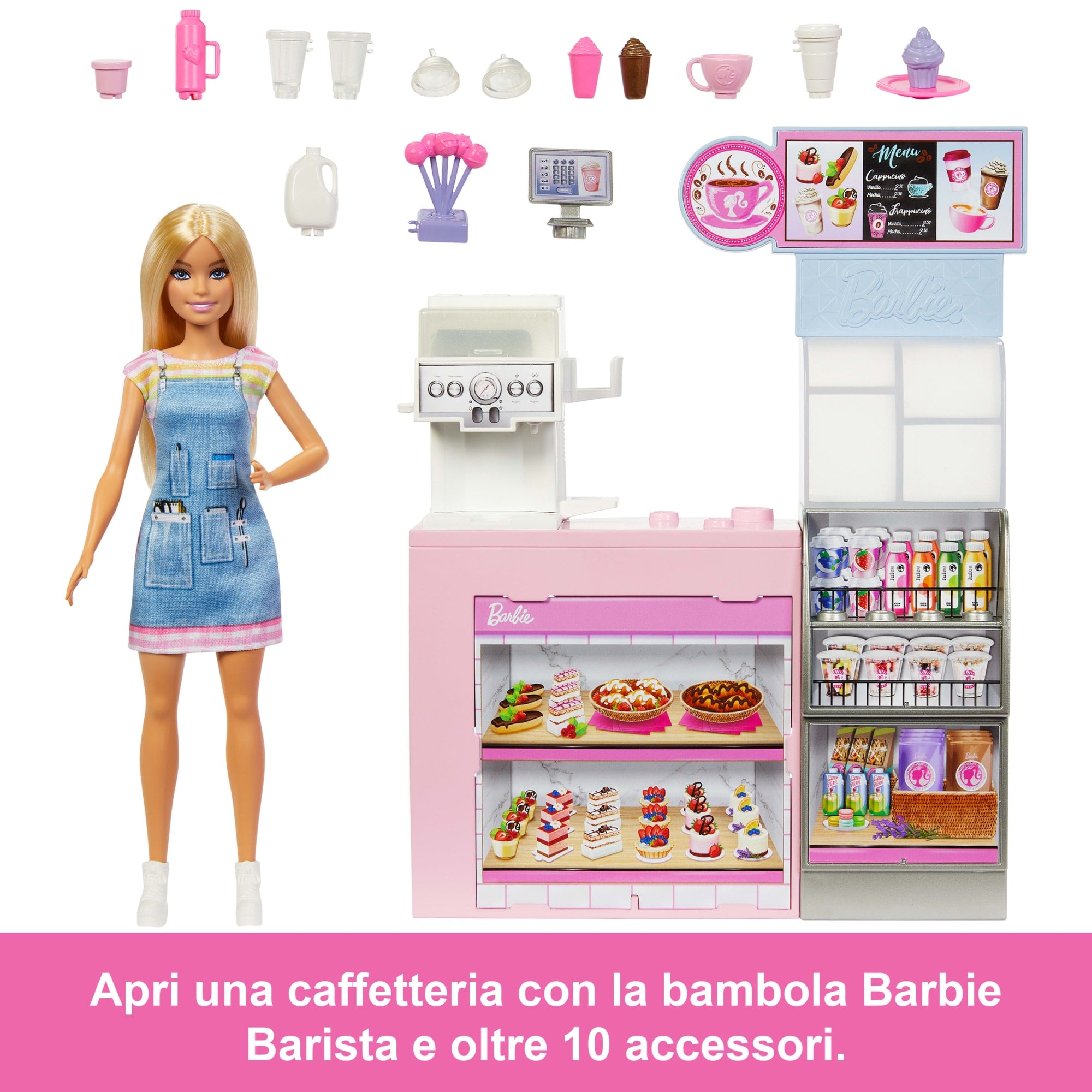 Giocattolo Caffetteria Di Barbie Grandi Giochi Caffetteria Delle Barbie Barbie Piccolo Bar Grandi
