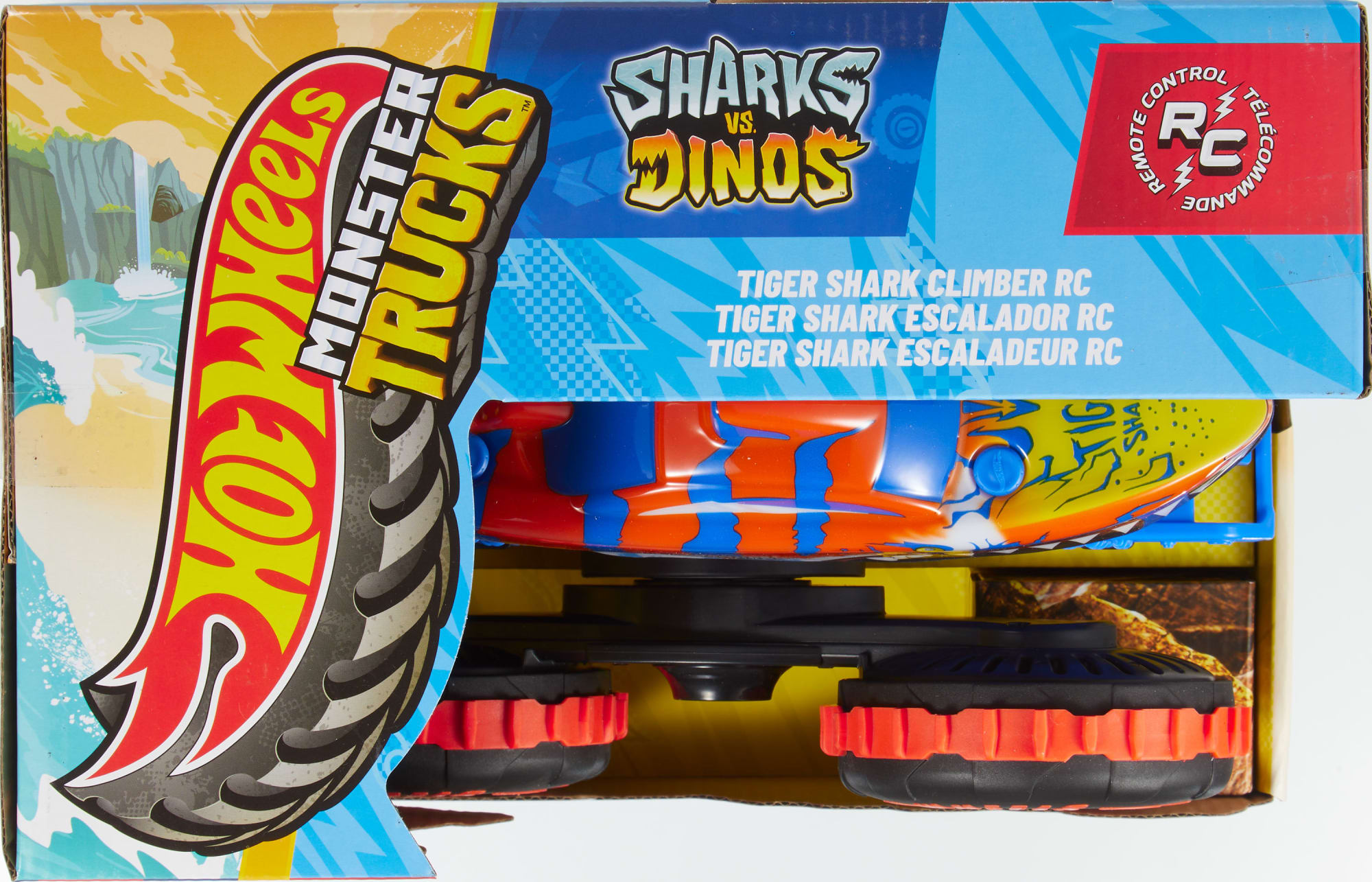 Tiger Shark Monster Truck Juguete Control Remoto Control Remoto